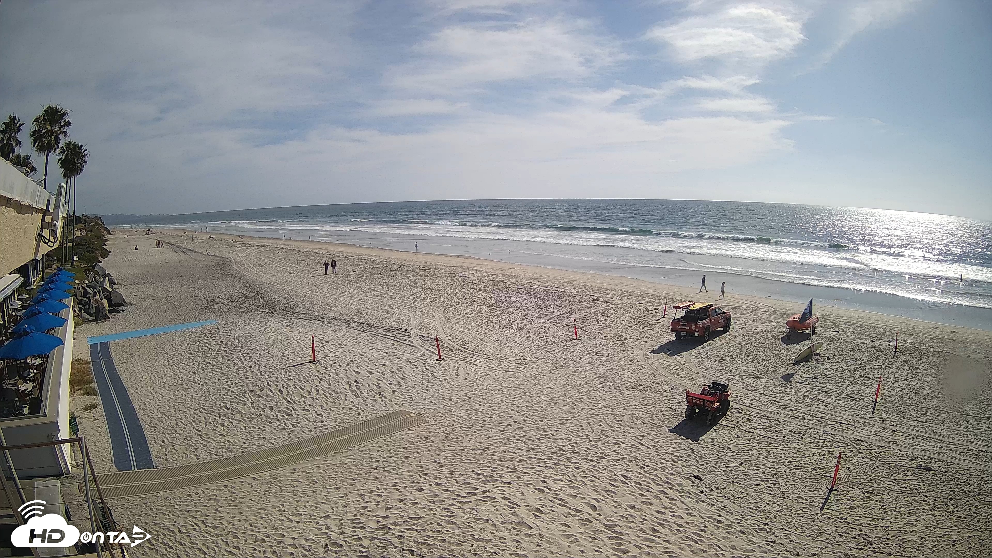Snapshot of 17th St. Del Mar Beach - 4K SW Live Webcam taken Apr 29, 2026, 4:24pm PDT