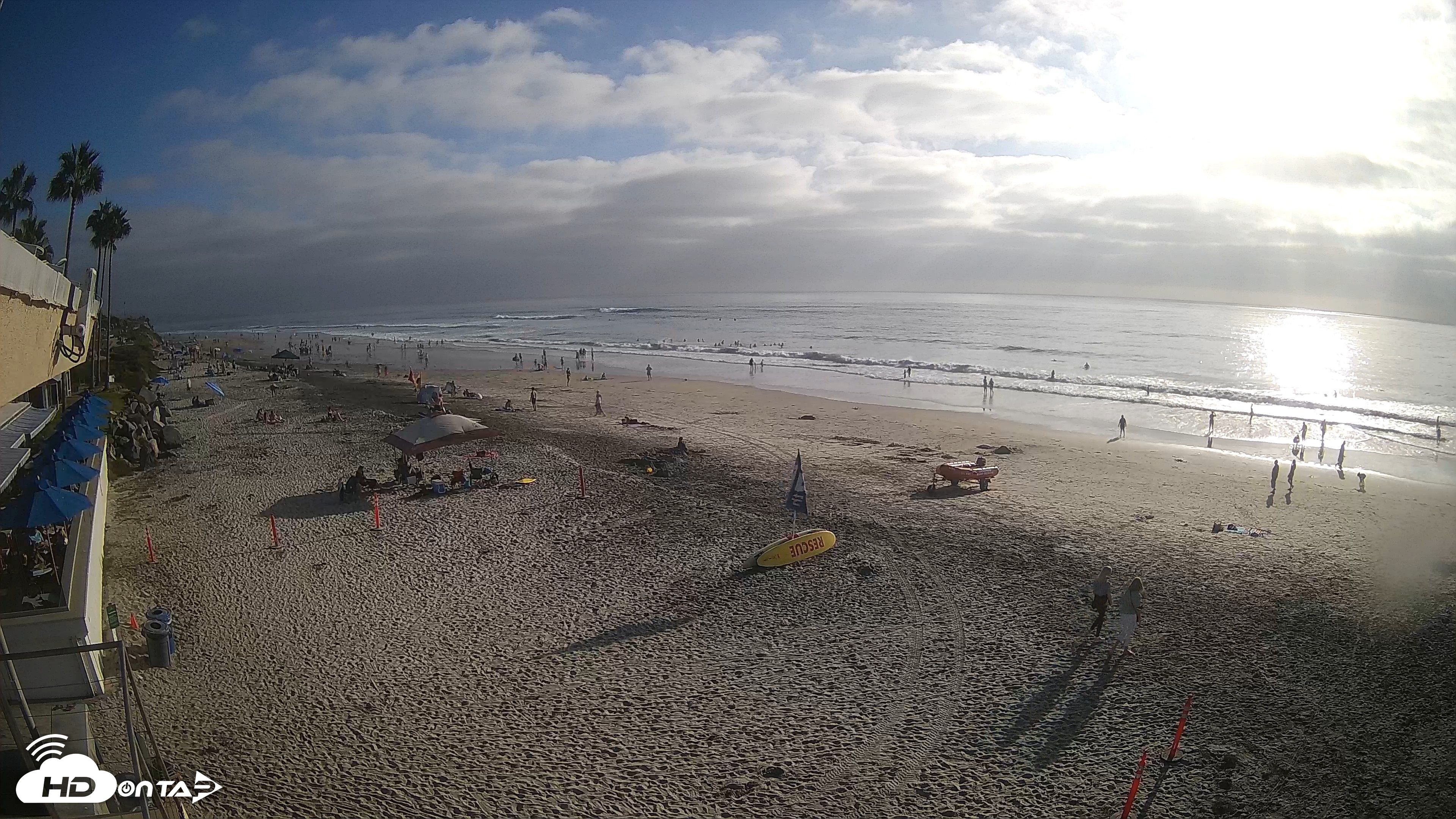 Snapshot of 17th St. Del Mar Beach - 4K SW Live Webcam taken Sep 12, 2026, 5:24pm PDT