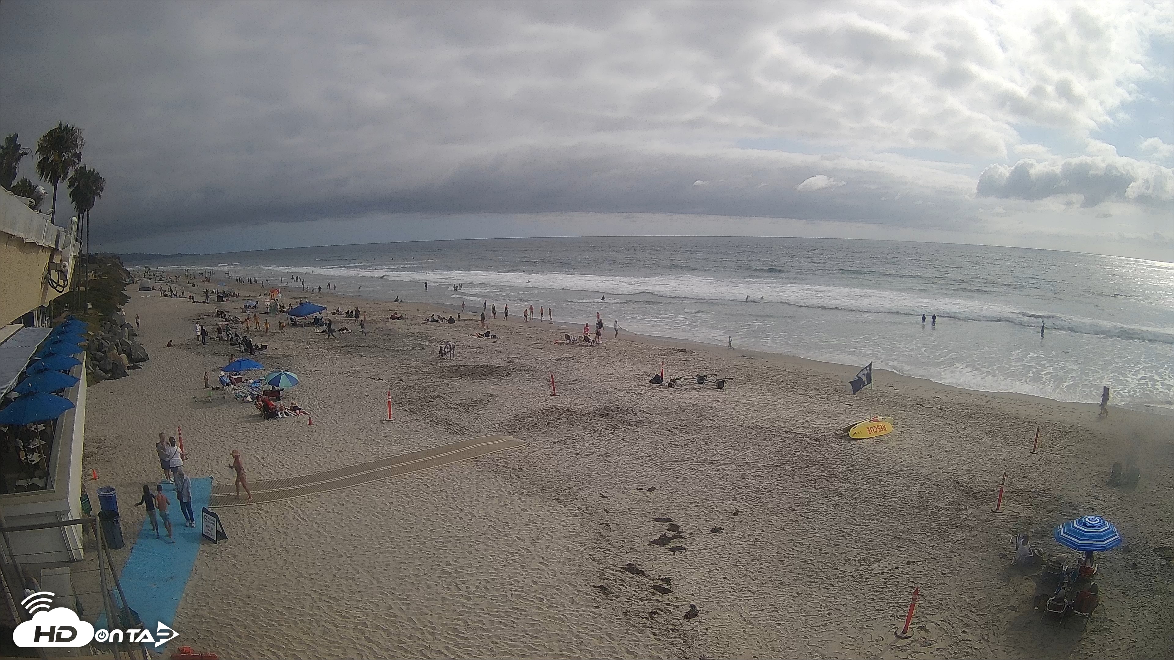 Snapshot of 17th St. Del Mar Beach - 4K SW Live Webcam taken Jun 30, 2026, 4:57pm PDT