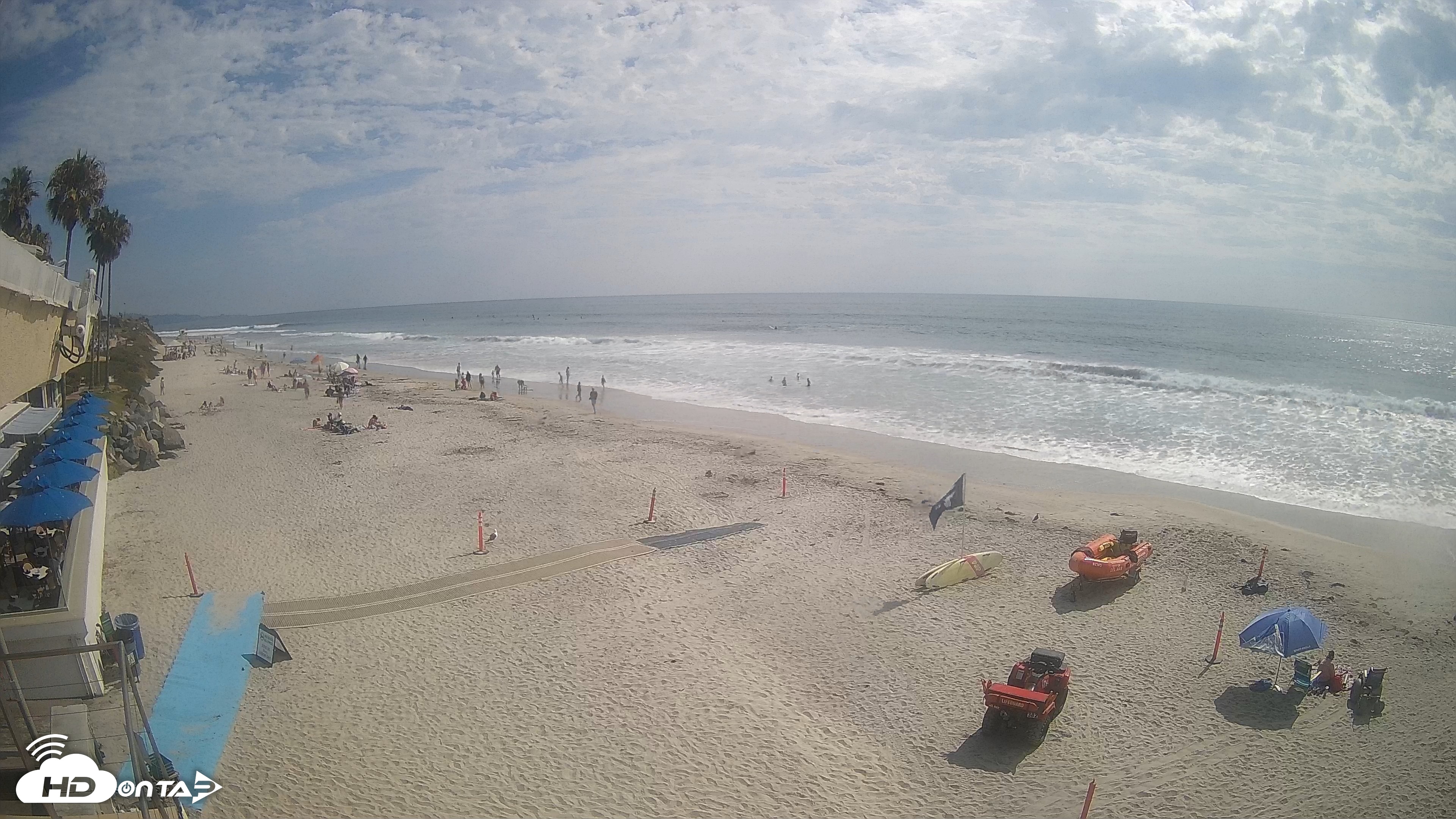 Snapshot of 17th St. Del Mar Beach - 4K SW Live Webcam taken Jun 23, 2026, 4:09pm PDT