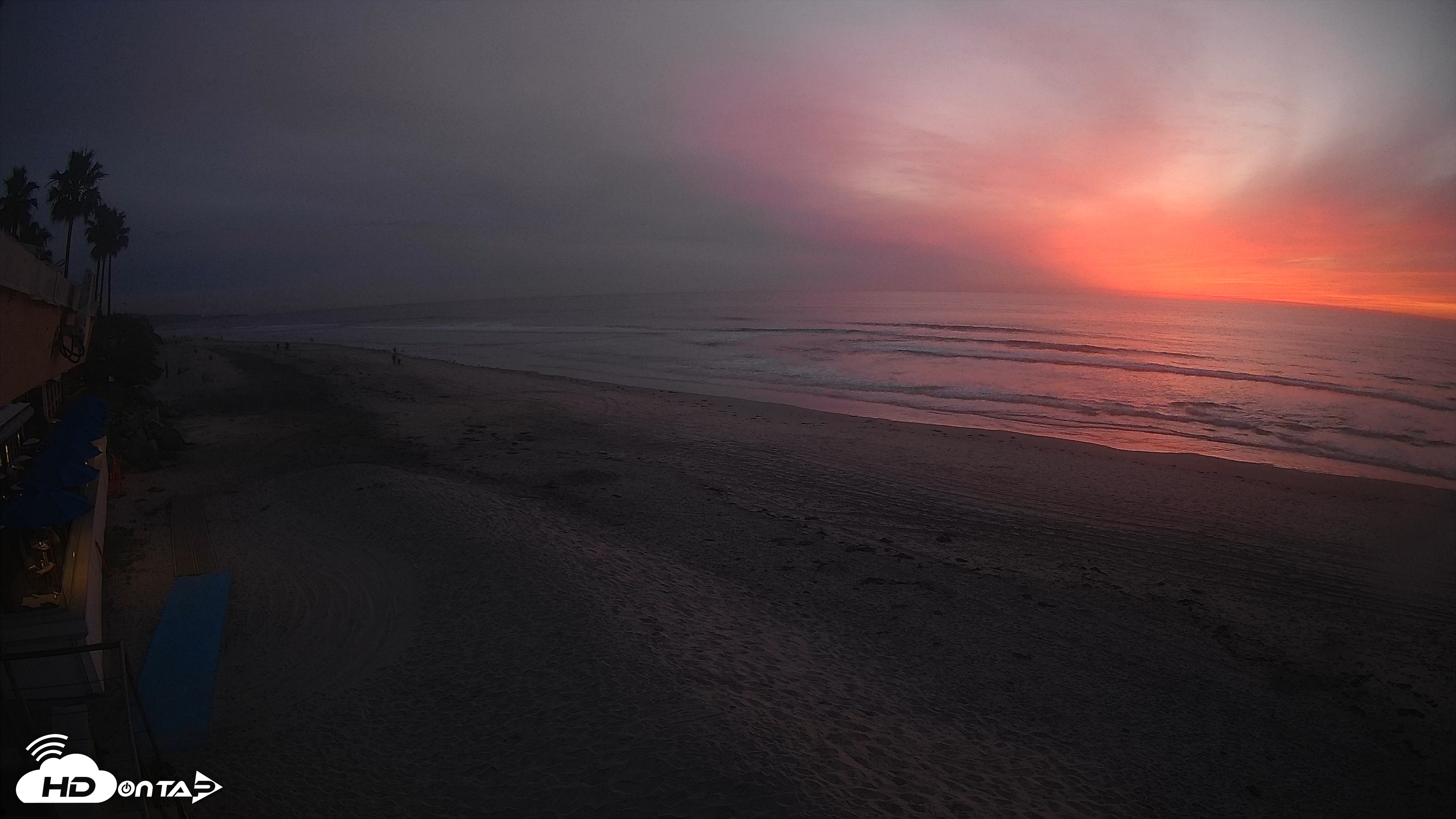 Snapshot of 17th St. Del Mar Beach - 4K SW Live Webcam taken Jan 28, 2026, 5:29pm PST