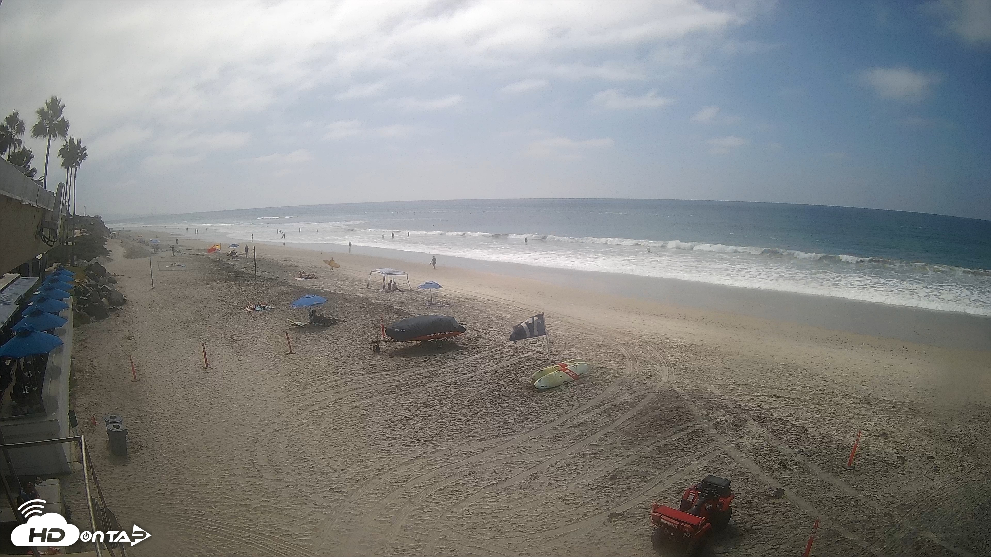 Snapshot of 17th St. Del Mar Beach - 4K SW Live Webcam taken Sep 25, 2026, 1:33pm PDT
