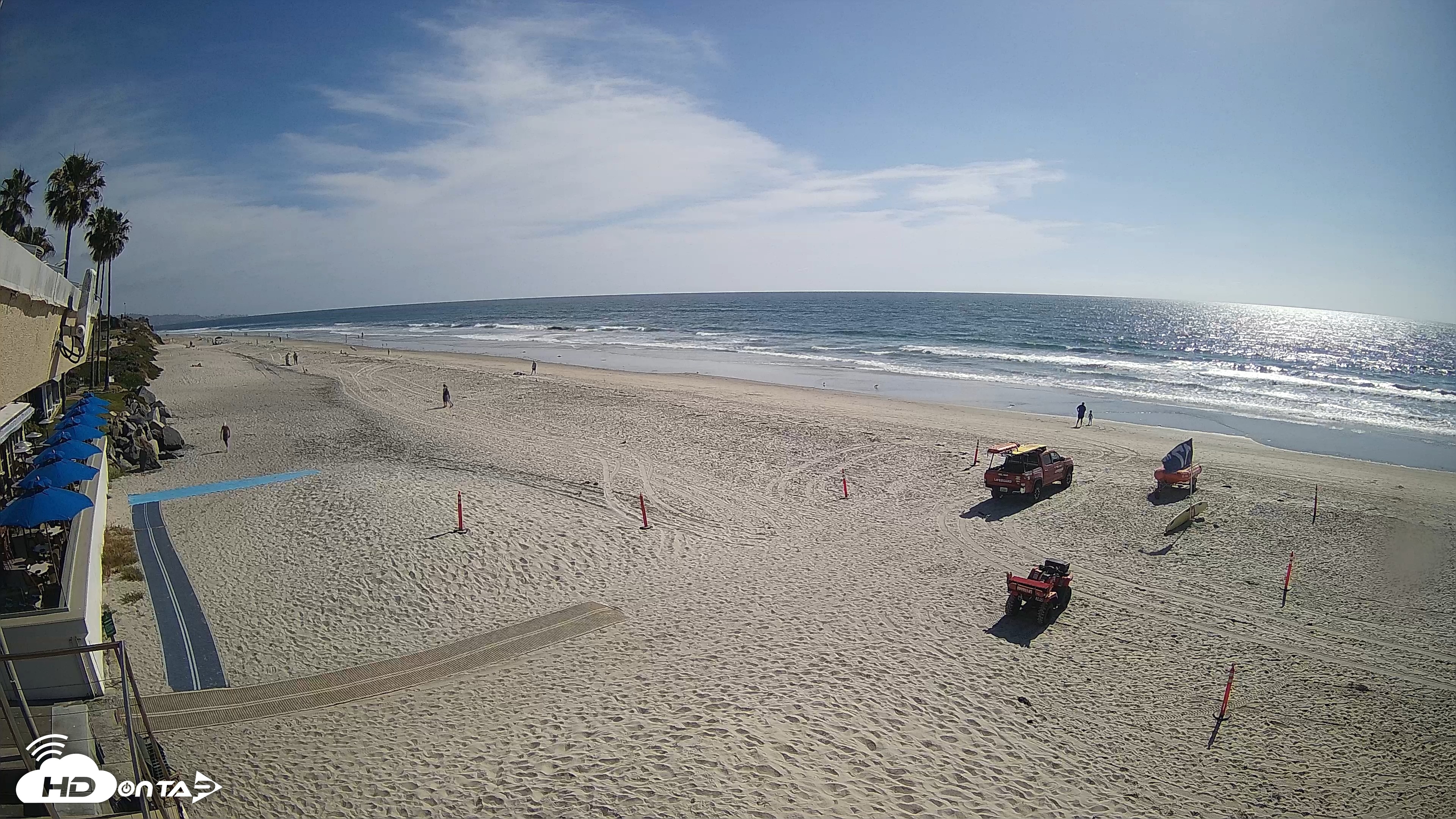 Snapshot of 17th St. Del Mar Beach - 4K SW Live Webcam taken Apr 29, 2026, 4:10pm PDT