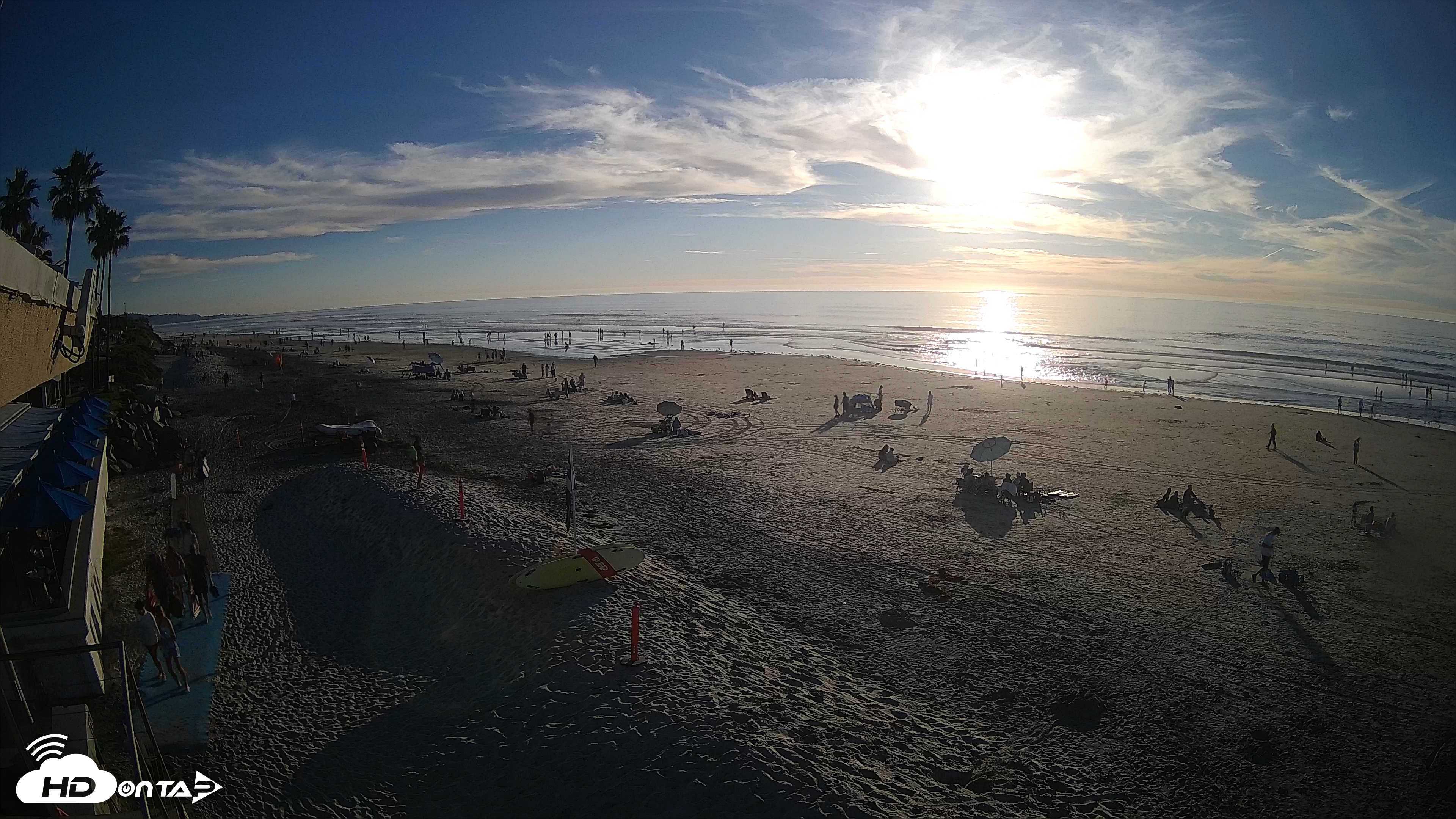 Snapshot of 17th St. Del Mar Beach - 4K SW Live Webcam taken Jan 17, 2026, 4:13pm PST