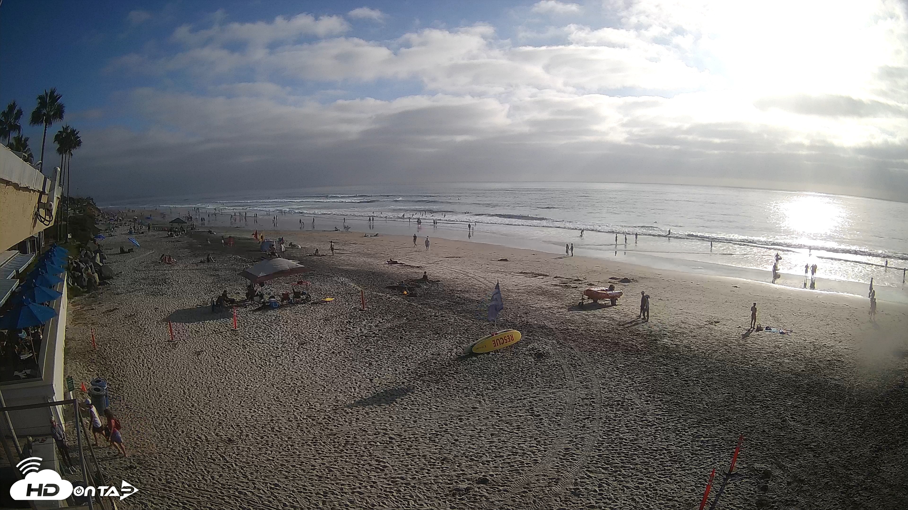 Snapshot of 17th St. Del Mar Beach - 4K SW Live Webcam taken Sep 12, 2026, 5:23pm PDT
