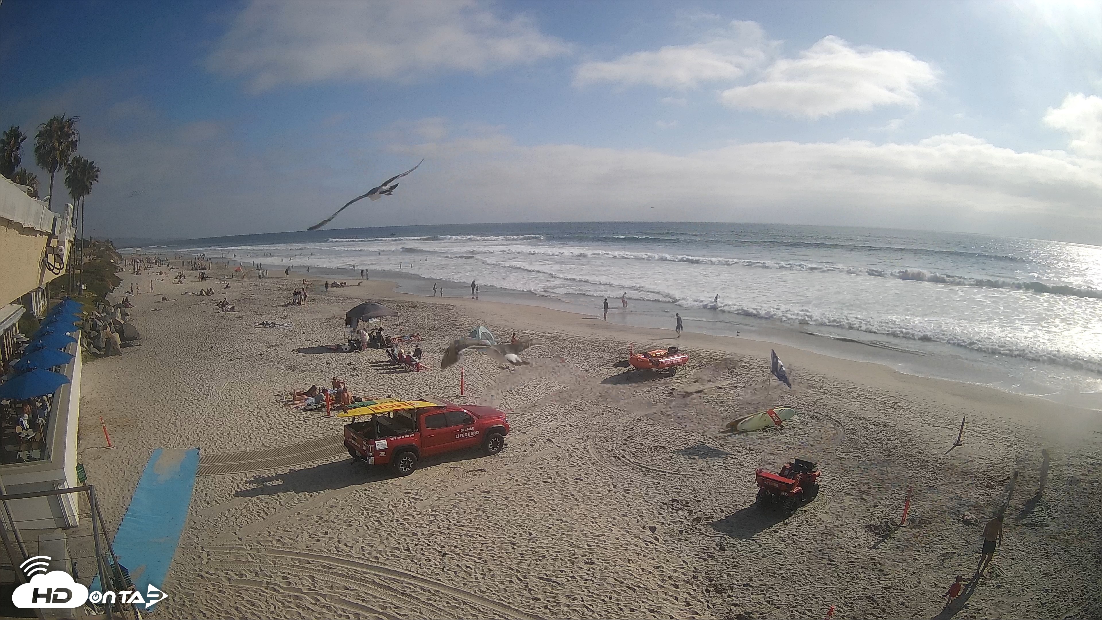 Snapshot of 17th St. Del Mar Beach - 4K SW Live Webcam taken Jun 5, 2026, 5:22pm PDT