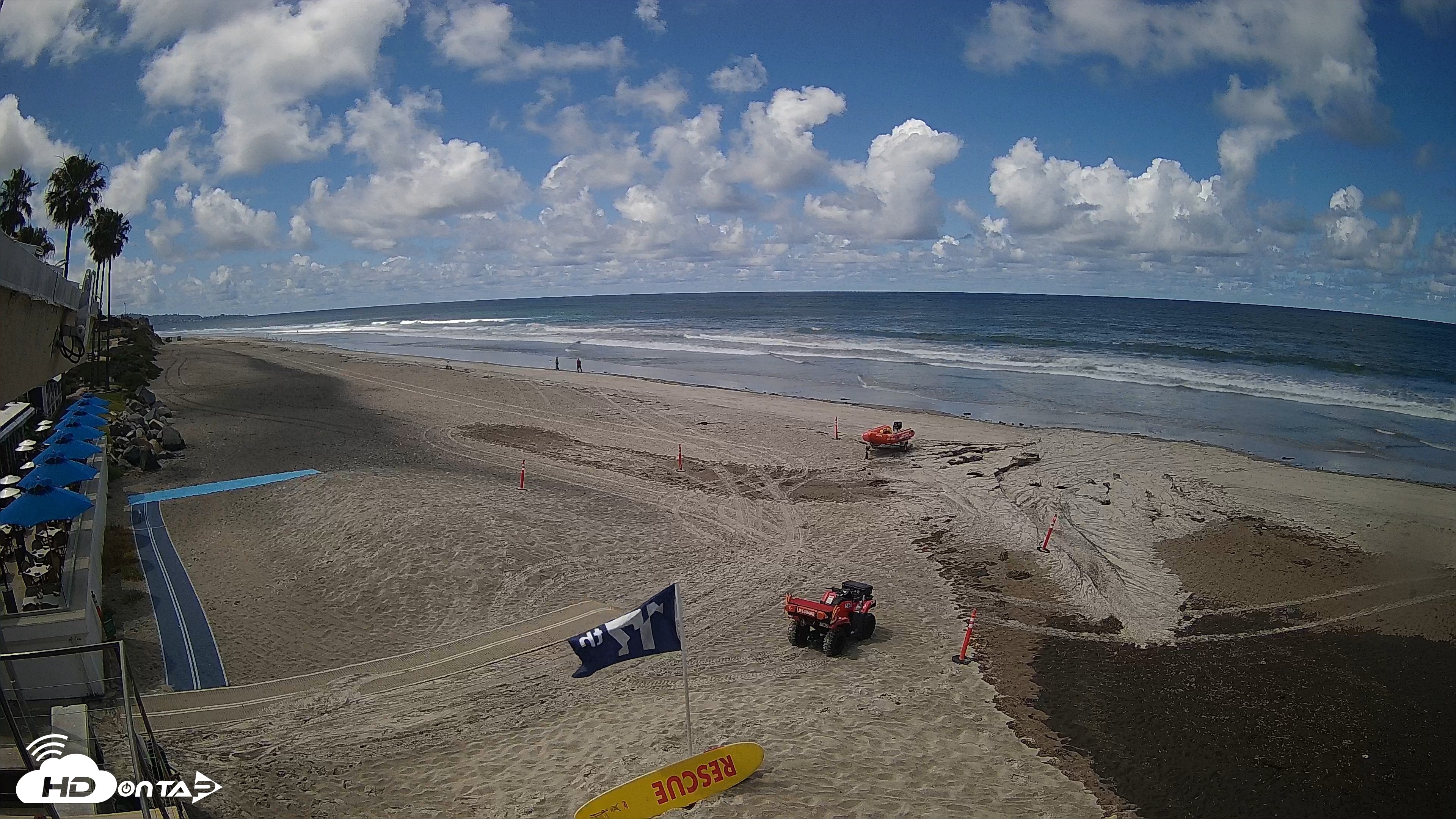 Snapshot of 17th St. Del Mar Beach - 4K SW Live Webcam taken May 5, 2026, 11:19am PDT