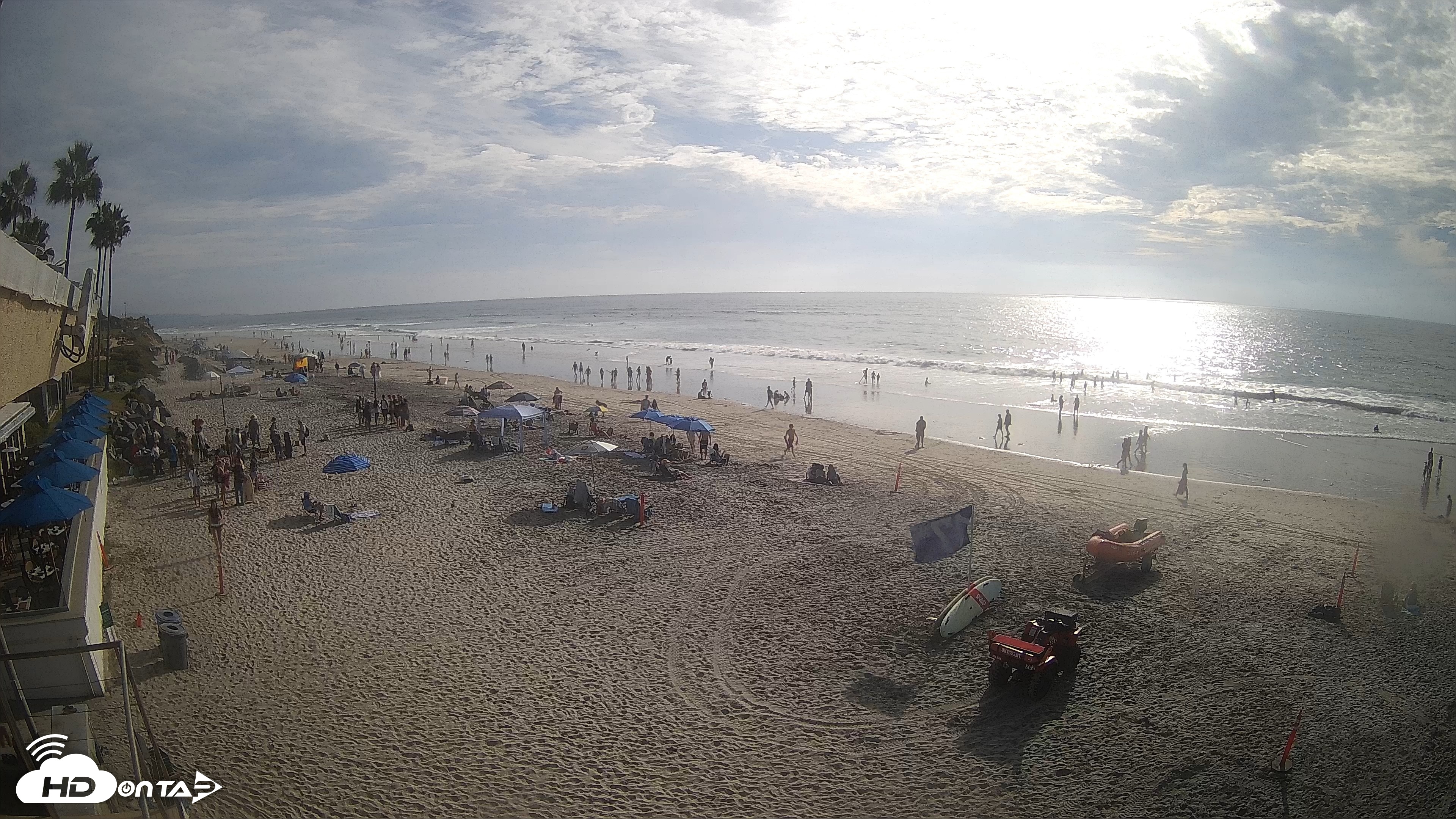 Snapshot of 17th St. Del Mar Beach - 4K SW Live Webcam taken Sep 26, 2026, 4:21pm PDT
