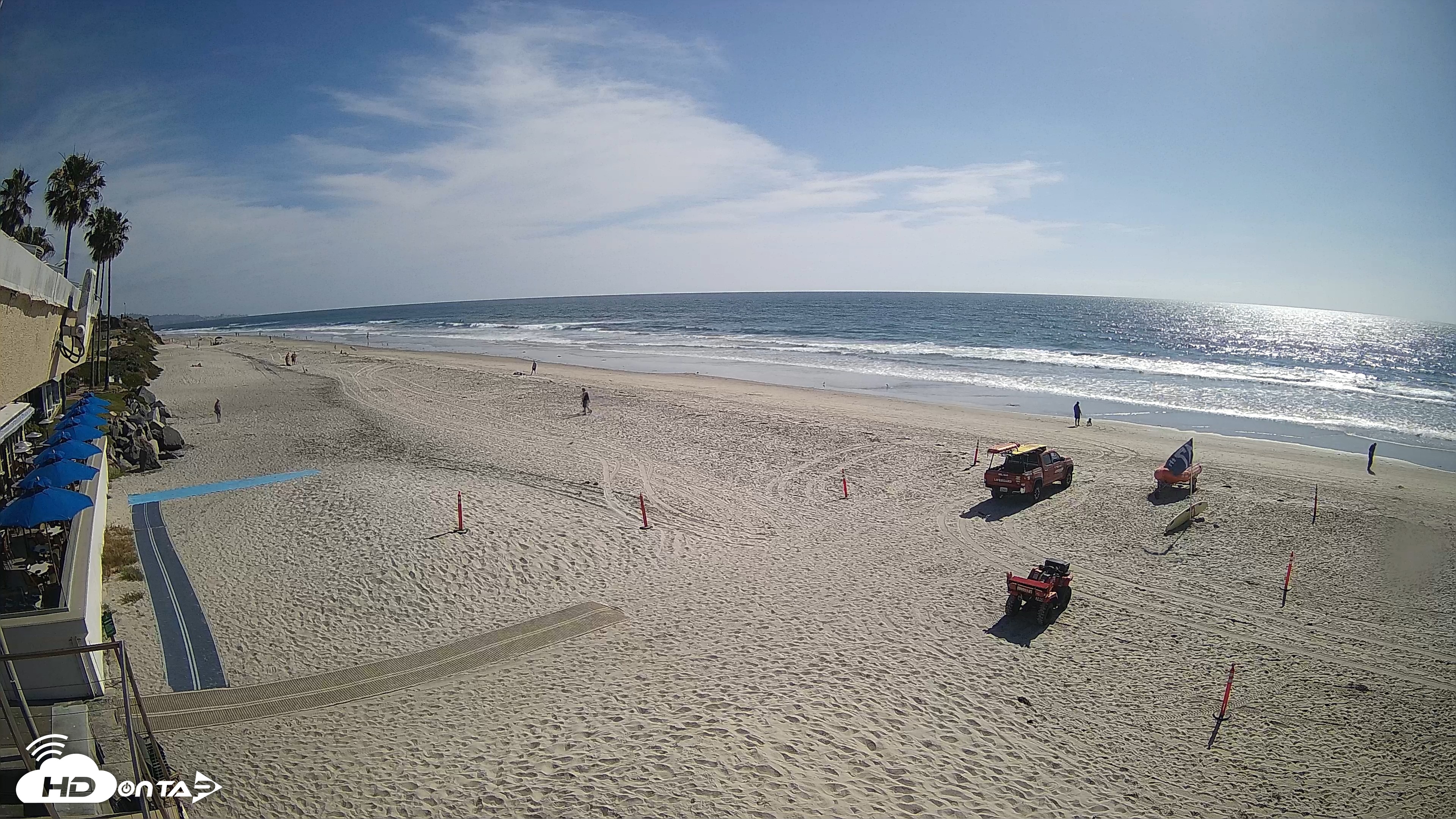 Snapshot of 17th St. Del Mar Beach - 4K SW Live Webcam taken Apr 29, 2026, 4:10pm PDT