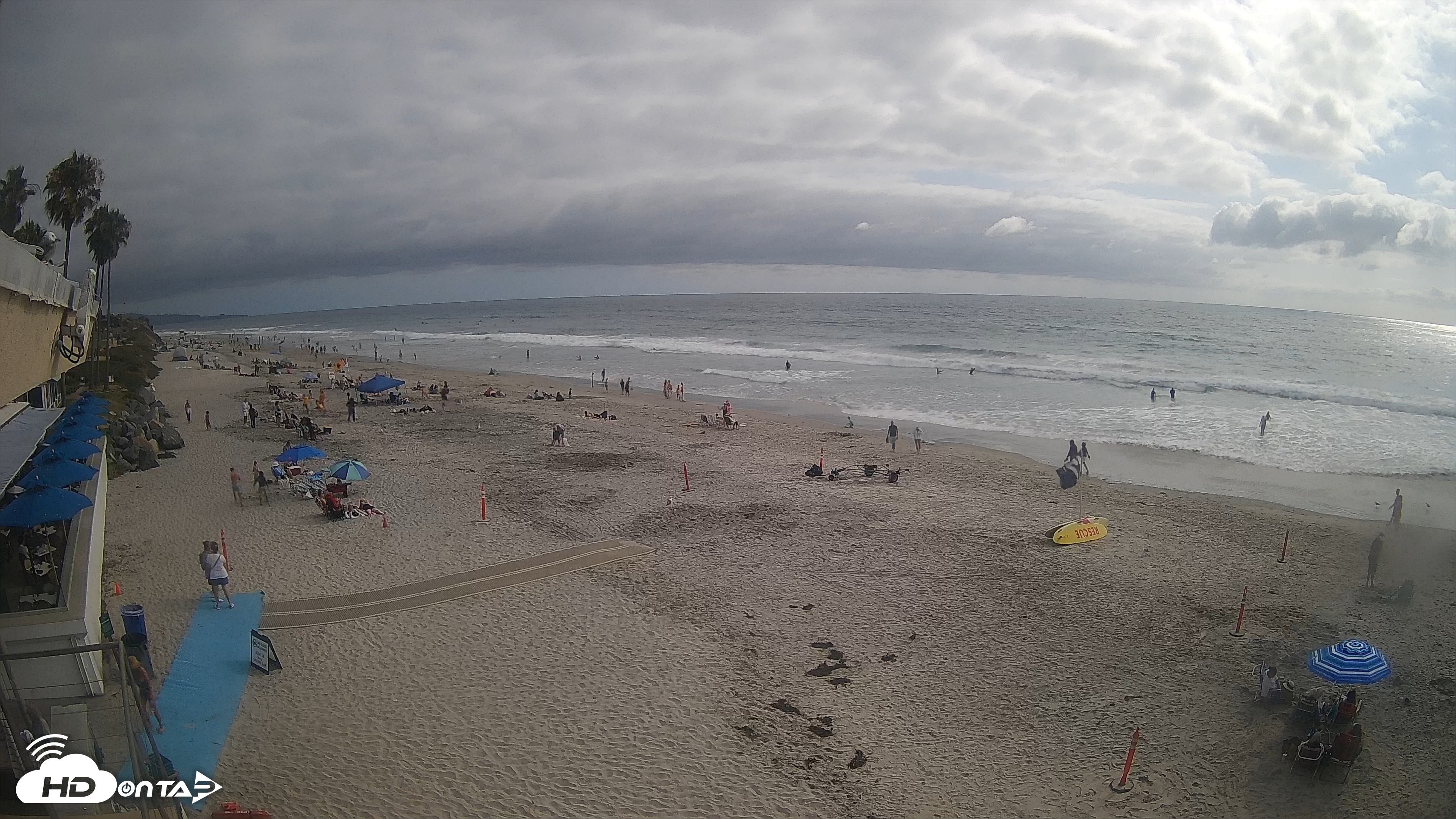 Snapshot of 17th St. Del Mar Beach - 4K SW Live Webcam taken Jun 30, 2026, 4:57pm PDT