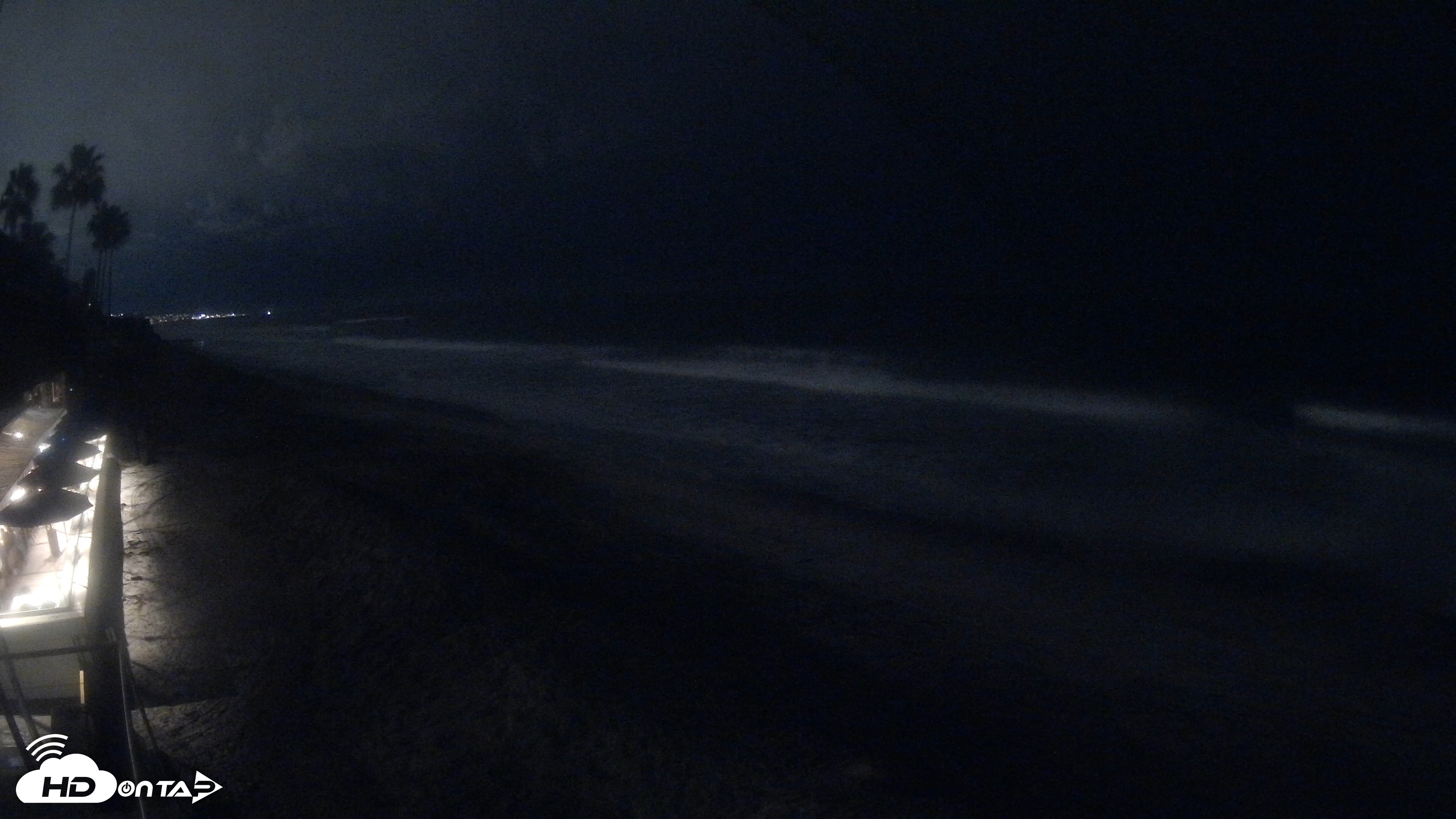 Snapshot of 17th St. Del Mar Beach - 4K SW Live Webcam taken Oct 10, 2026, 8:00pm PDT