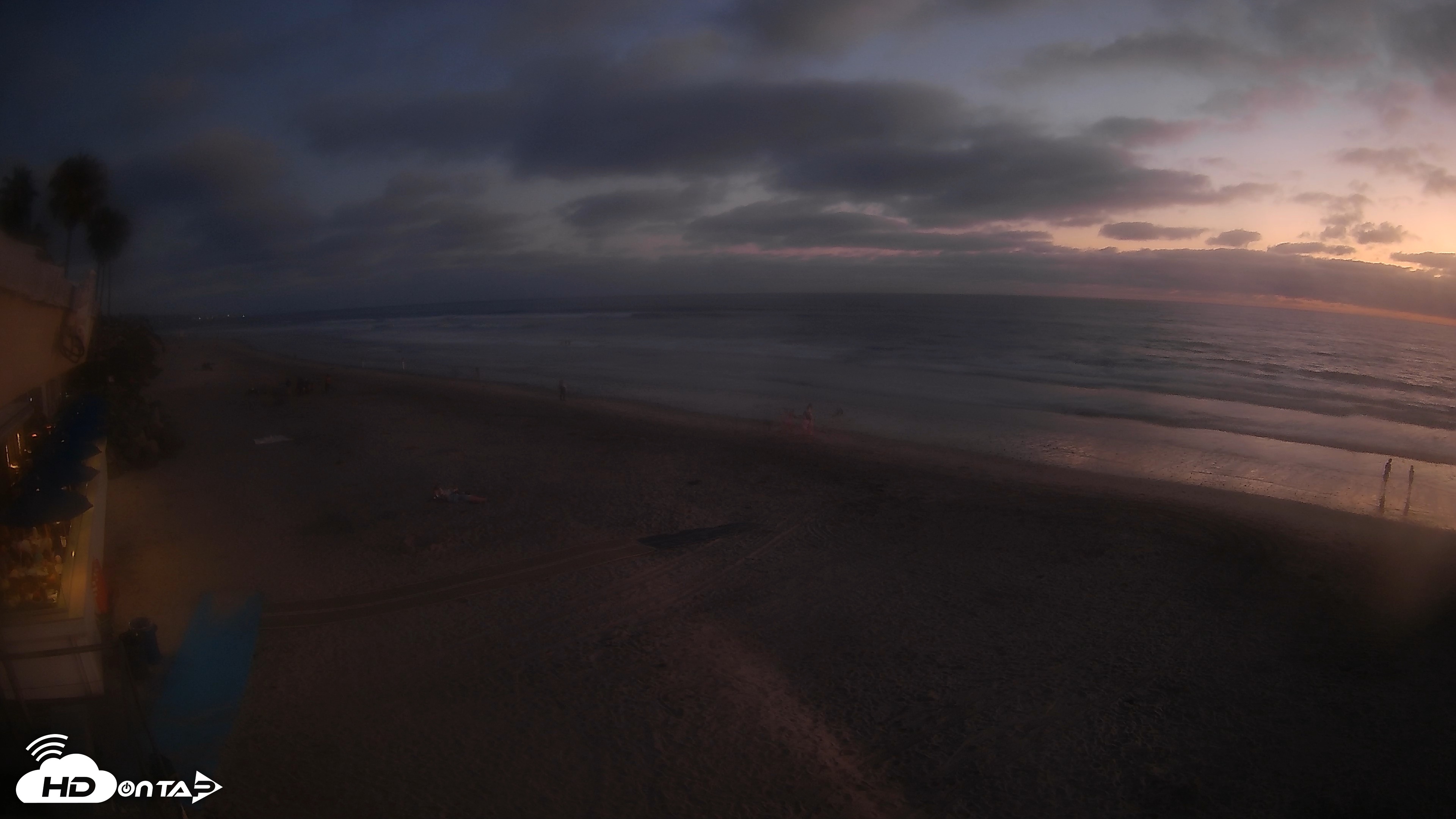 Snapshot of 17th St. Del Mar Beach - 4K SW Live Webcam taken Jun 20, 2026, 8:26pm PDT