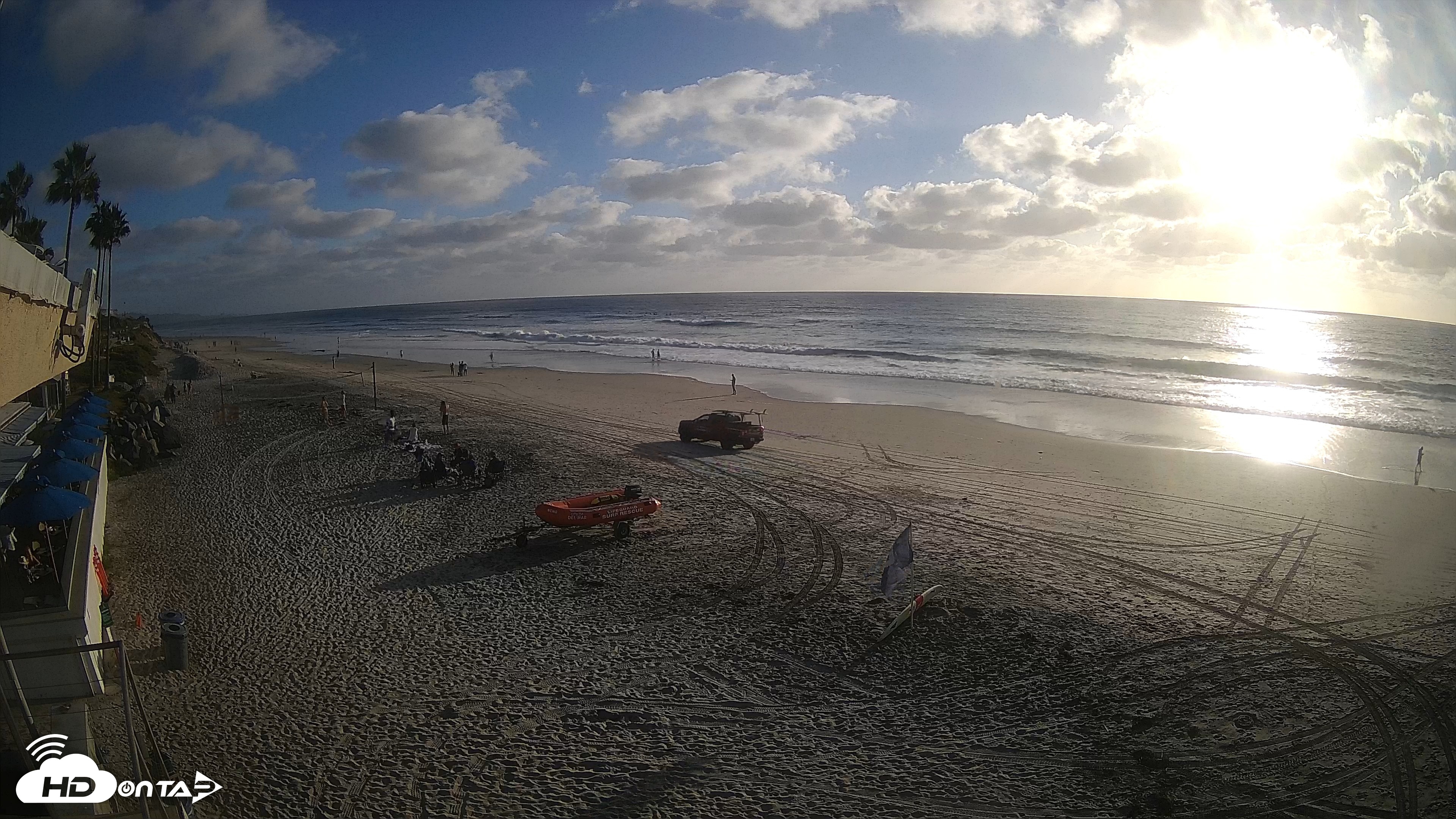 Snapshot of 17th St. Del Mar Beach - 4K SW Live Webcam taken Sep 28, 2026, 5:39pm PDT