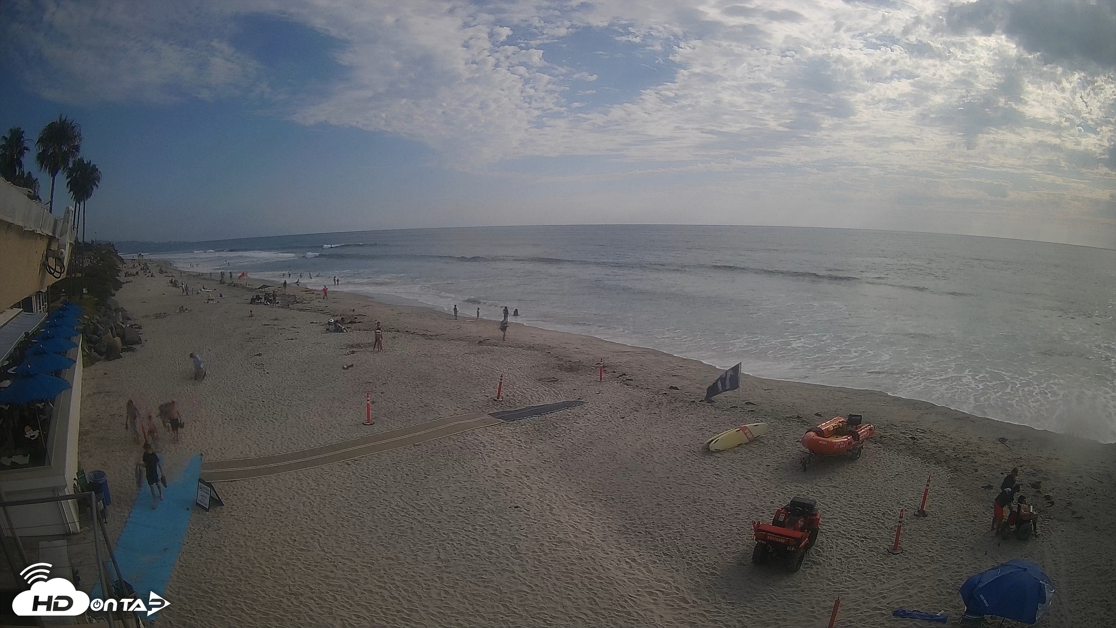 Snapshot of 17th St. Del Mar Beach - 4K SW Live Webcam taken Jun 23, 2026, 5:25pm PDT