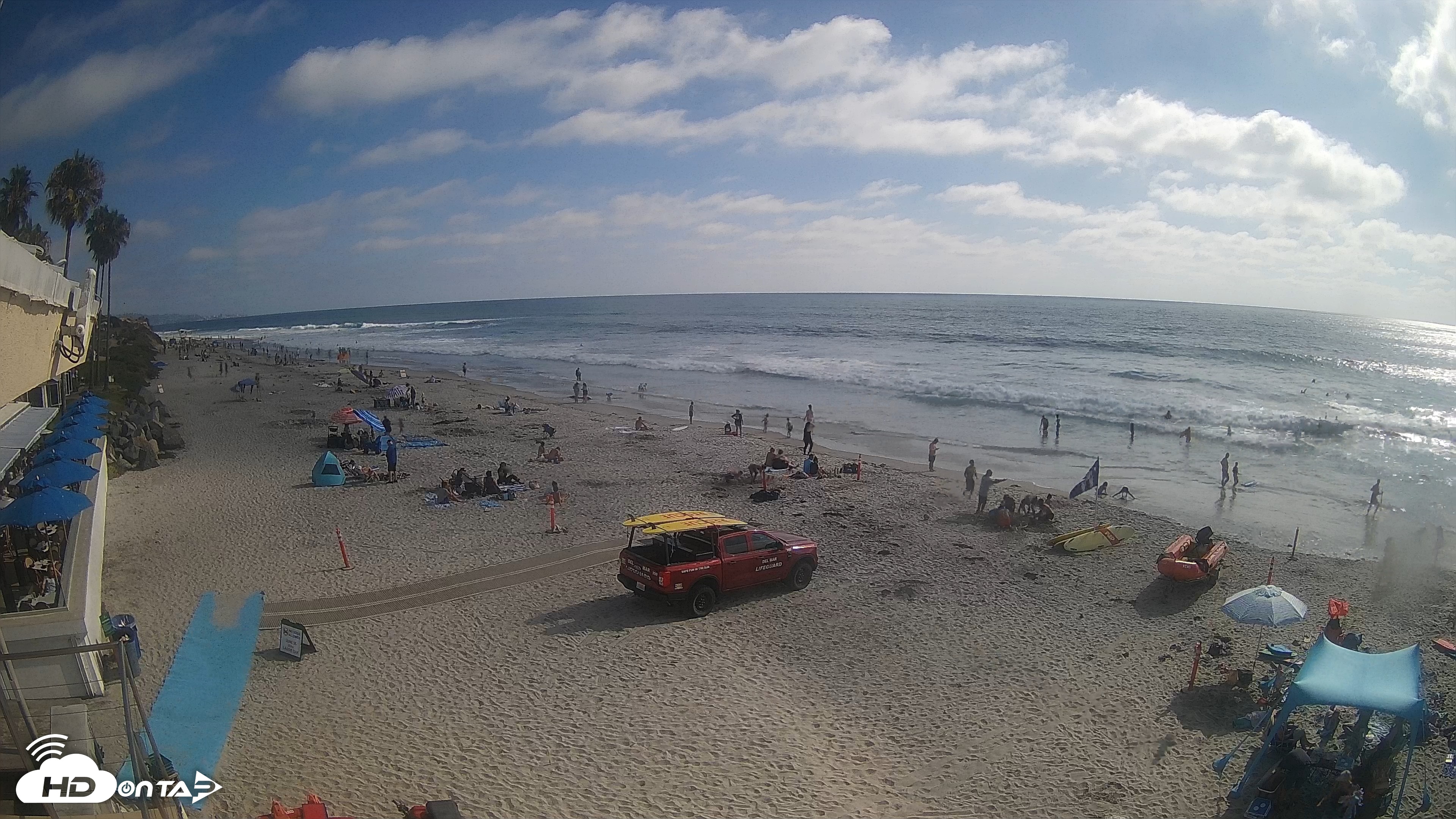 Snapshot of 17th St. Del Mar Beach - 4K SW Live Webcam taken Jun 25, 2026, 4:54pm PDT