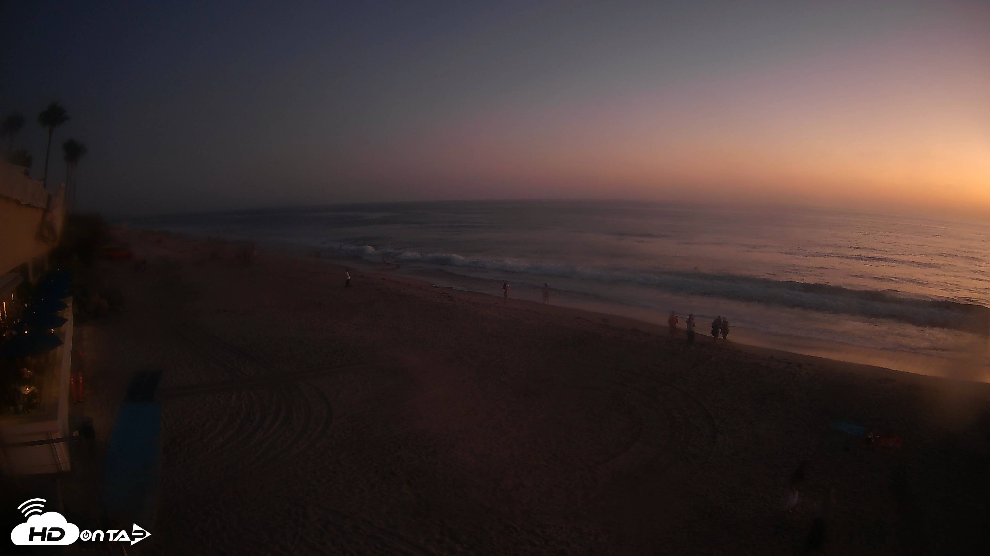 Snapshot of 17th St. Del Mar Beach - 4K SW Live Webcam taken Jul 15, 2026, 8:22pm PDT