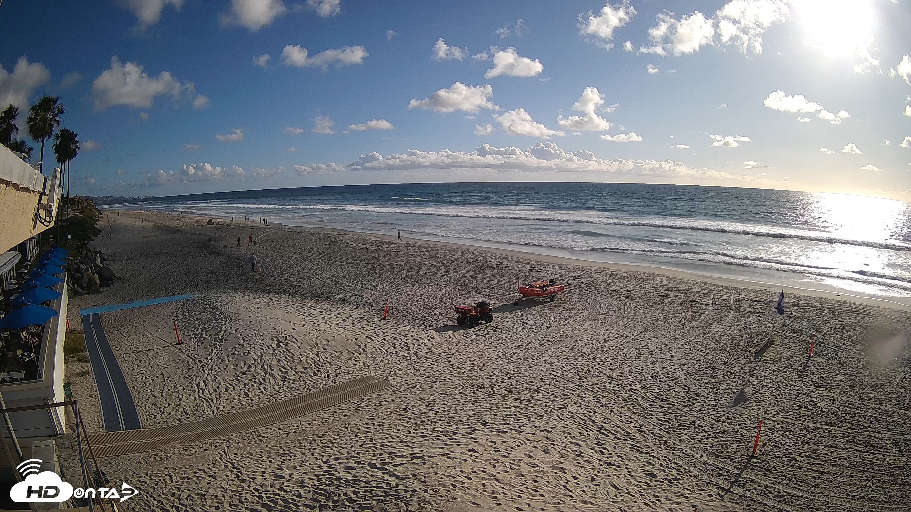 Snapshot of 17th St. Del Mar Beach - 4K SW Live Webcam taken Apr 13, 2026, 5:34pm PDT