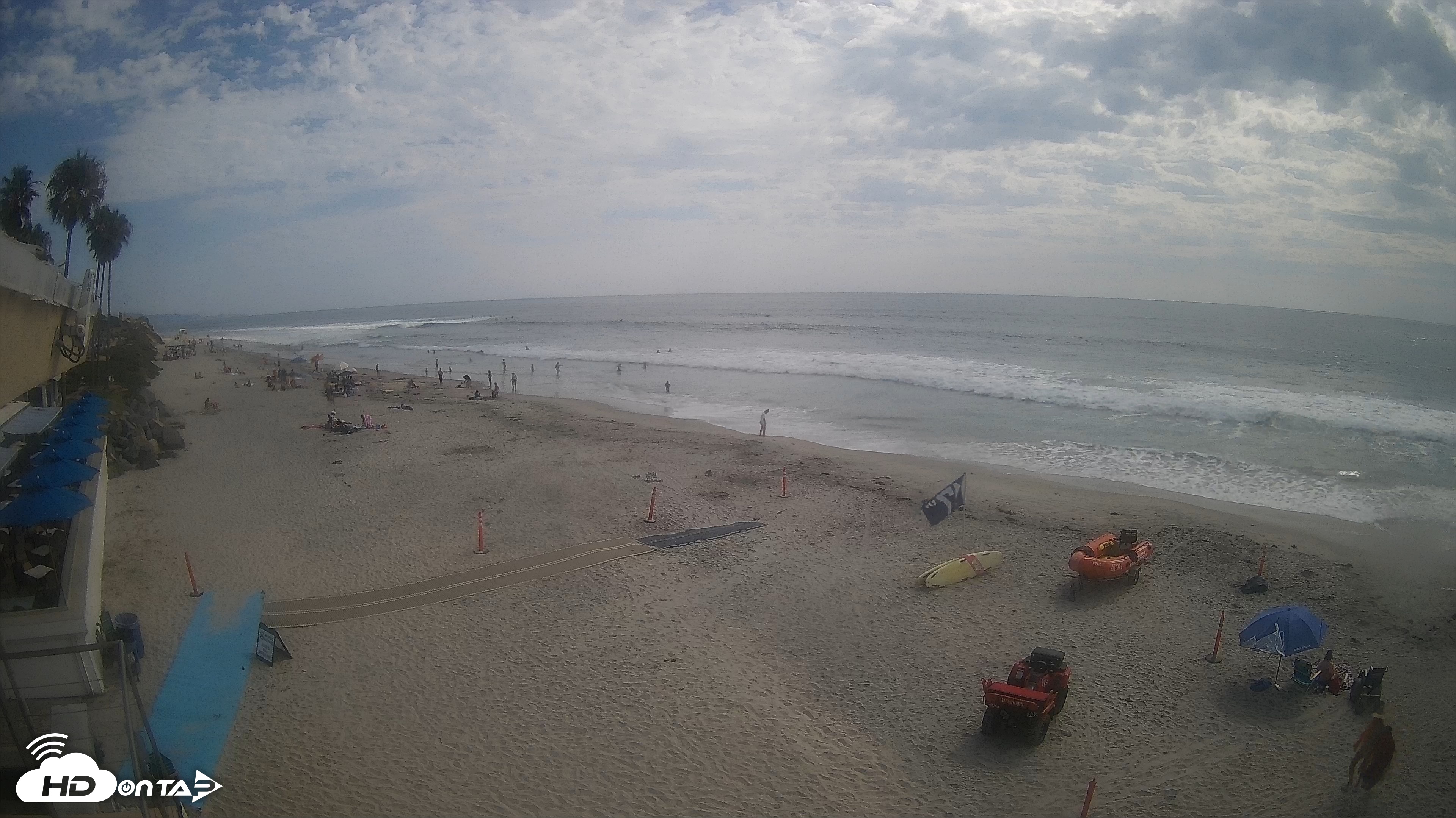 Snapshot of 17th St. Del Mar Beach - 4K SW Live Webcam taken Jun 23, 2026, 4:02pm PDT