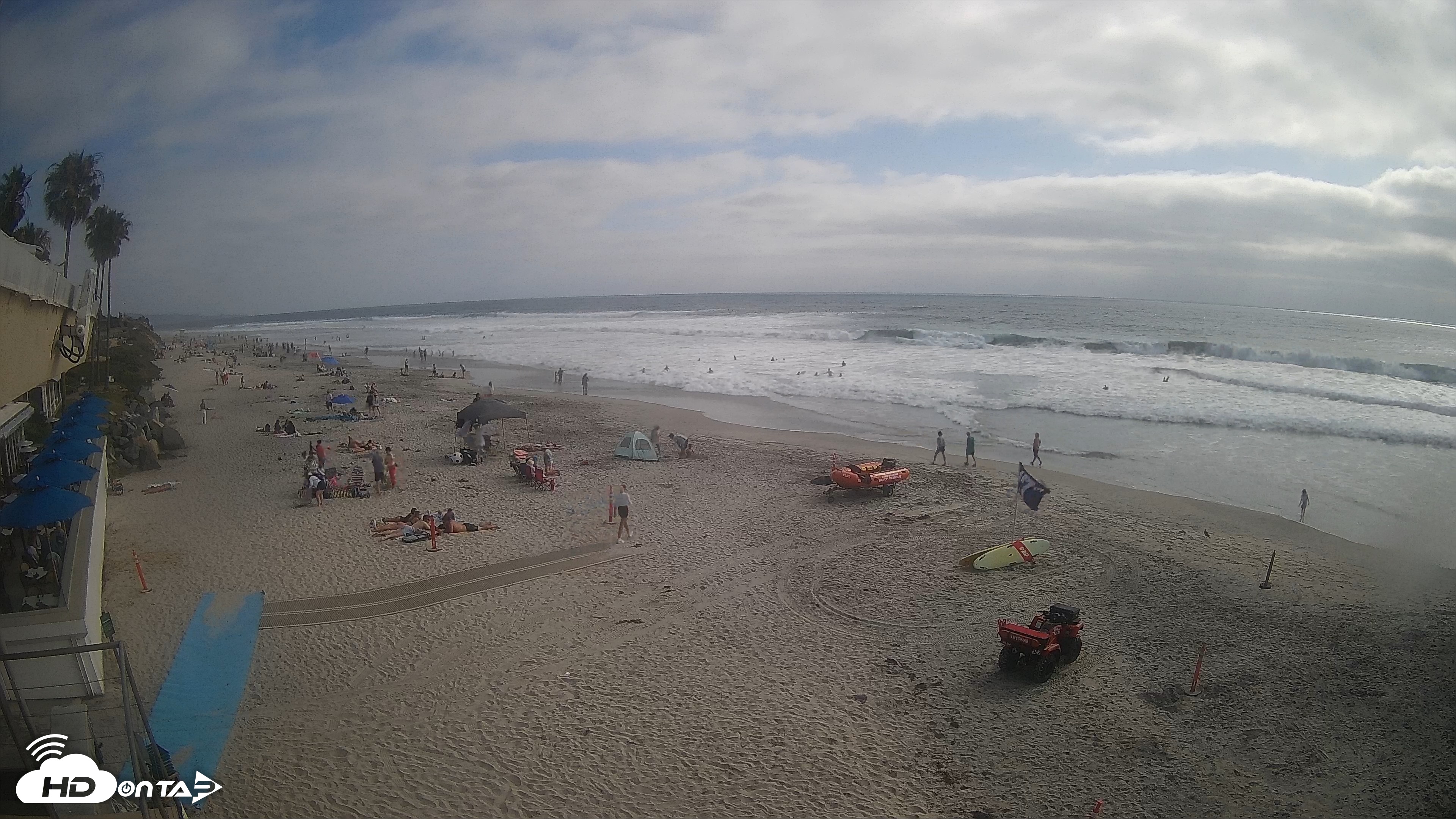Snapshot of 17th St. Del Mar Beach - 4K SW Live Webcam taken Jun 5, 2026, 5:00pm PDT