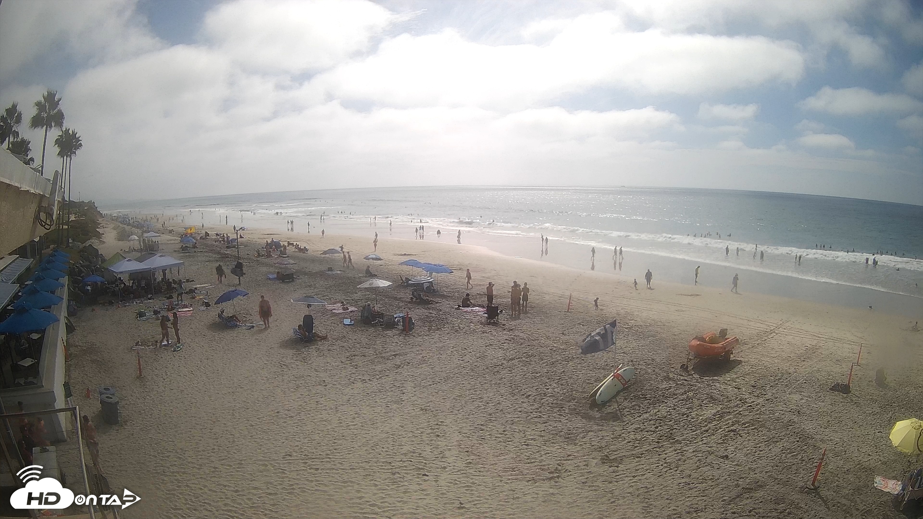 Snapshot of 17th St. Del Mar Beach - 4K SW Live Webcam taken Sep 26, 2026, 2:44pm PDT