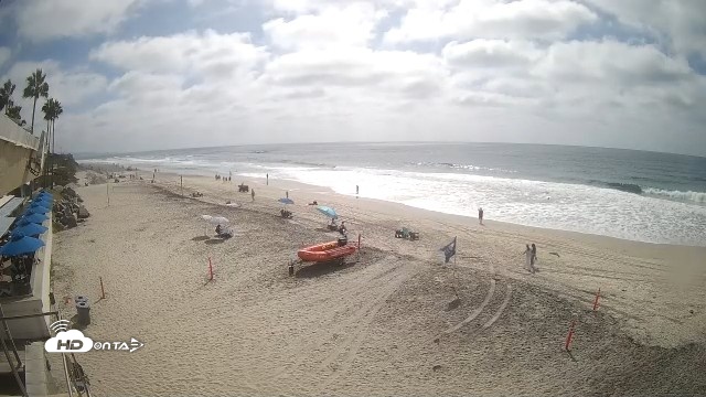 Snapshot of 17th St. Del Mar Beach - 4K SW Live Webcam taken Sep 23, 2026, 2:32pm PDT