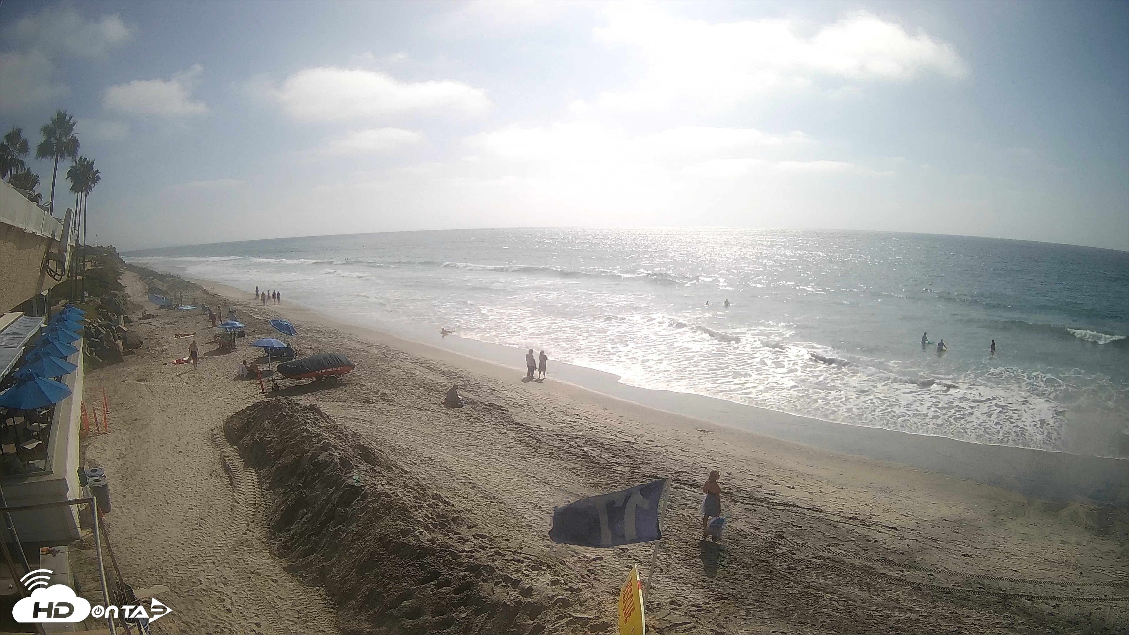 Snapshot of 17th St. Del Mar Beach - 4K SW Live Webcam taken Oct 1, 2026, 3:02pm PDT