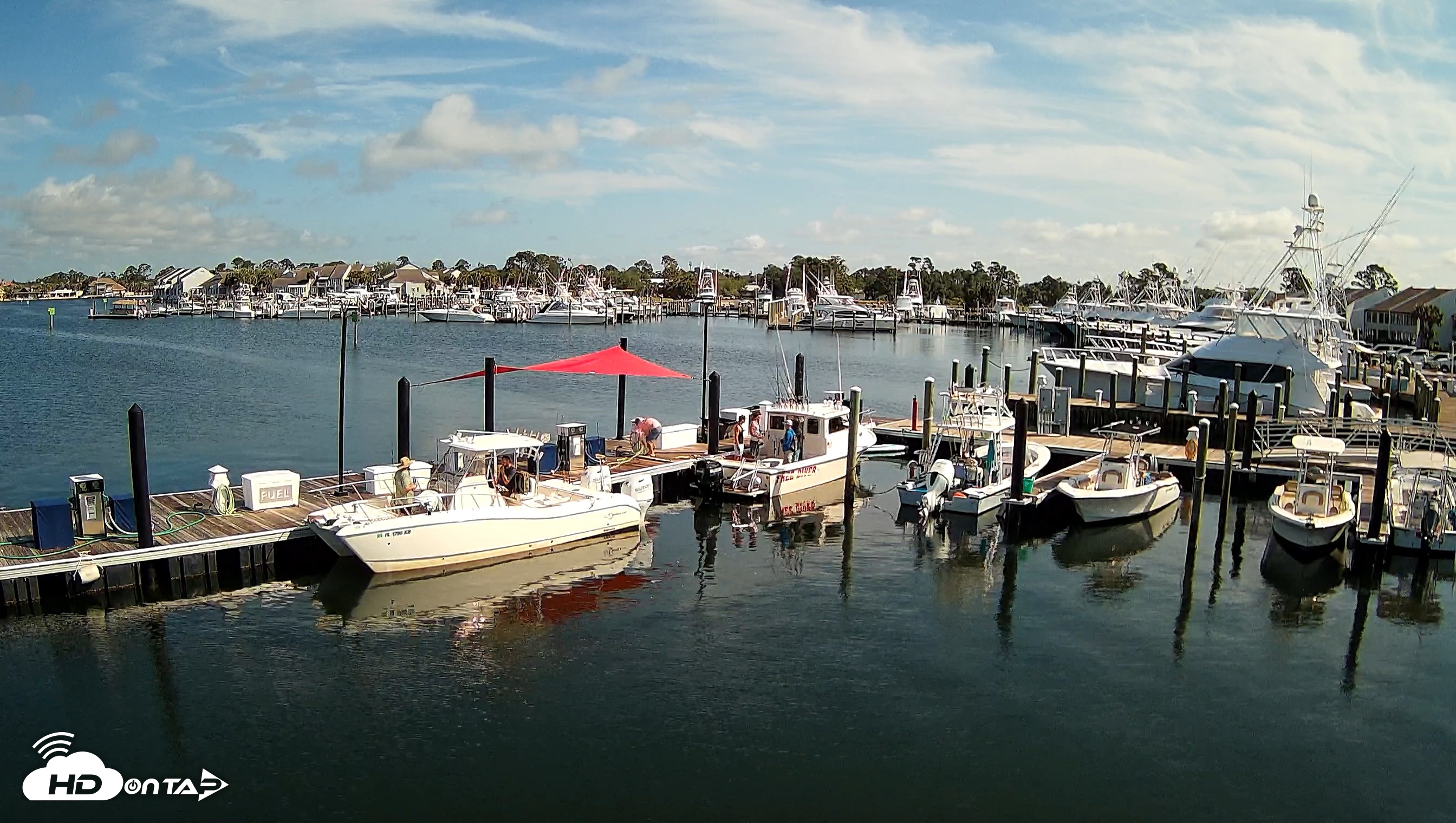 Snapshot of Point South Bay Point Marina Live Webcam taken May 20, 2026, 9:07am CDT