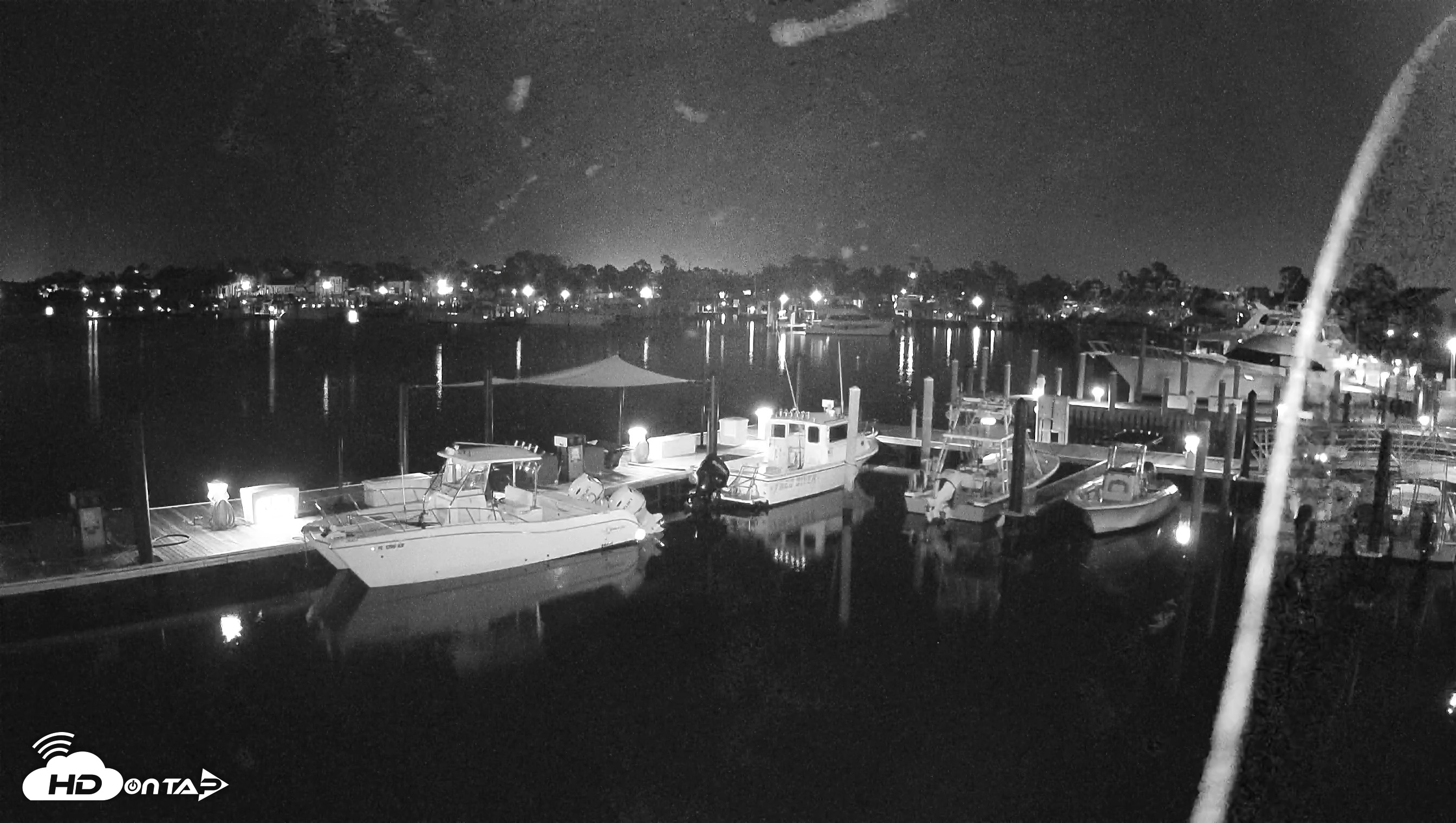Snapshot of Point South Bay Point Marina Live Webcam taken Jun 7, 2026, 12:35am CDT