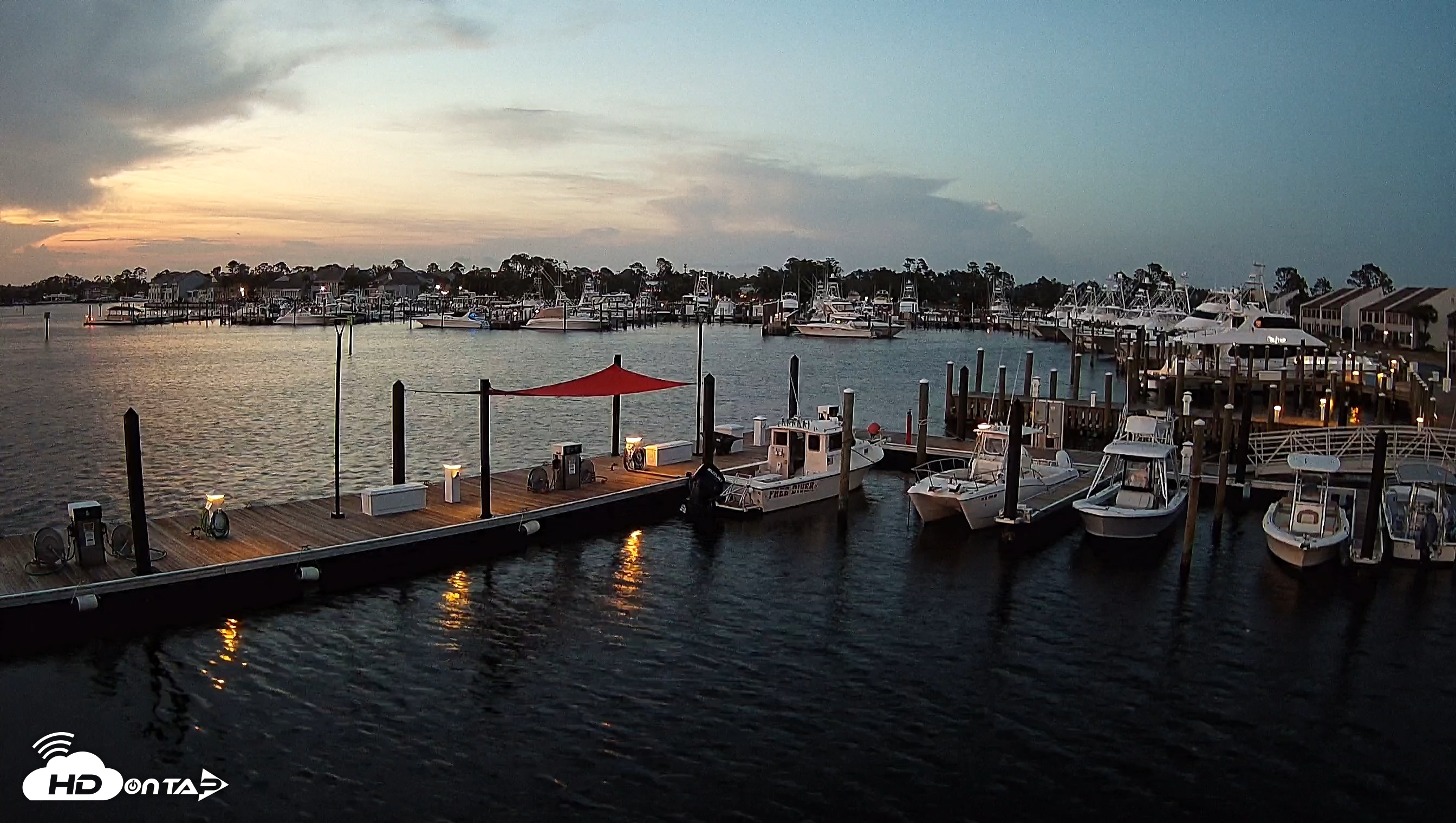 Snapshot of Point South Bay Point Marina Live Webcam taken Apr 26, 2025, 7:36pm CDT