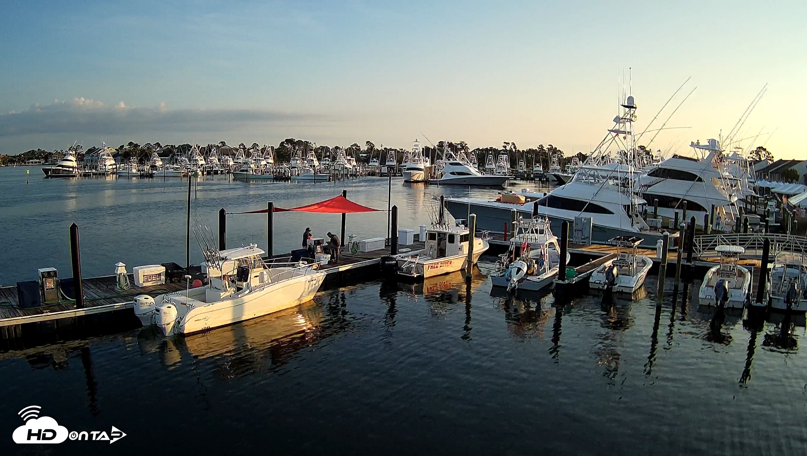 Snapshot of Point South Bay Point Marina Live Webcam taken Jun 24, 2026, 6:29am CDT