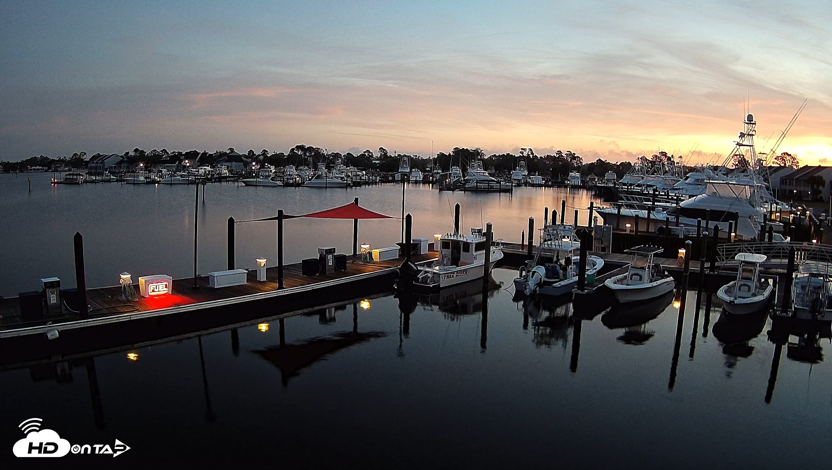 Snapshot of Point South Bay Point Marina Live Webcam taken May 6, 2026, 5:36am CDT