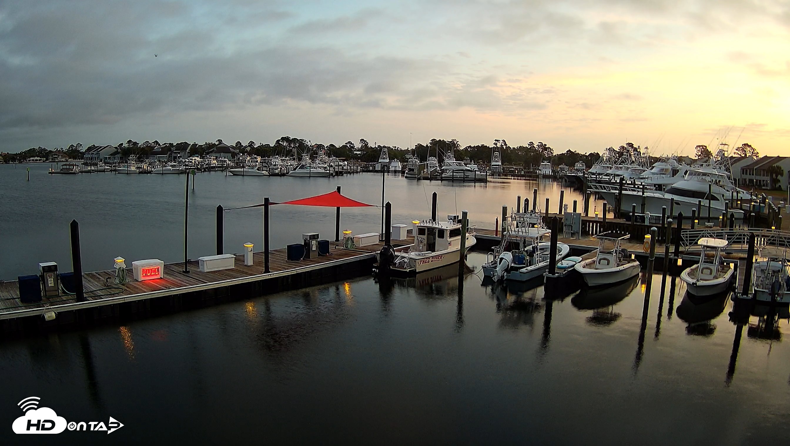 Snapshot of Point South Bay Point Marina Live Webcam taken Apr 28, 2026, 5:56am CDT