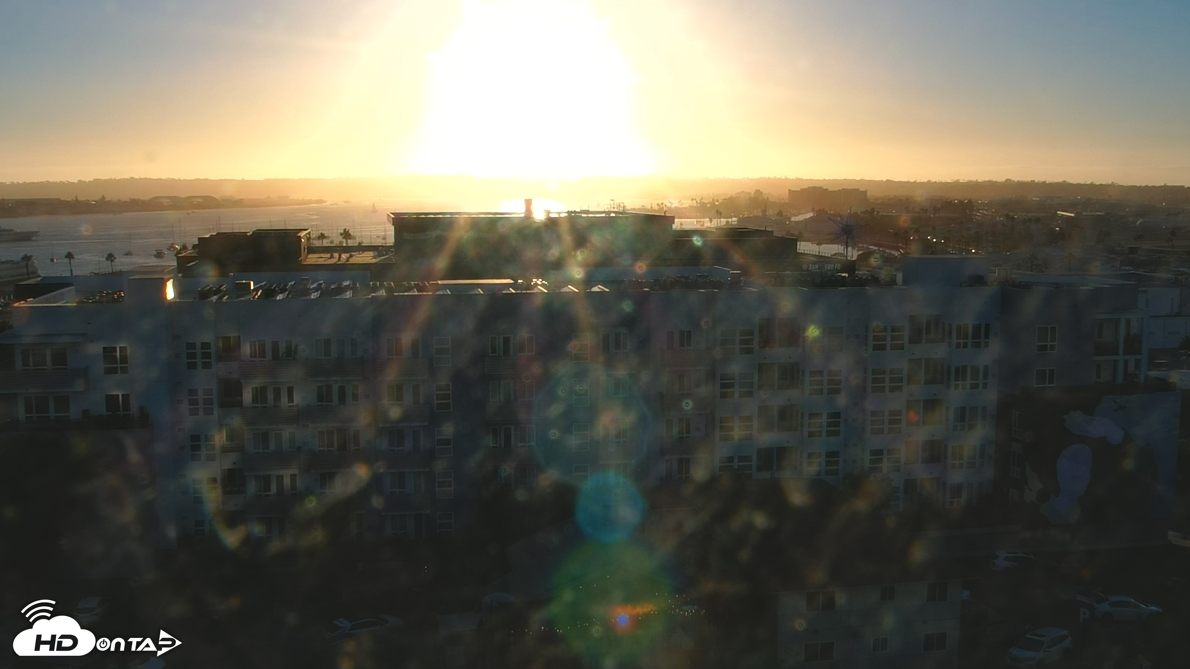 Snapshot of SD Lindbergh Airport & Bay Live Webcam taken Oct 11, 2025, 5:51pm PDT