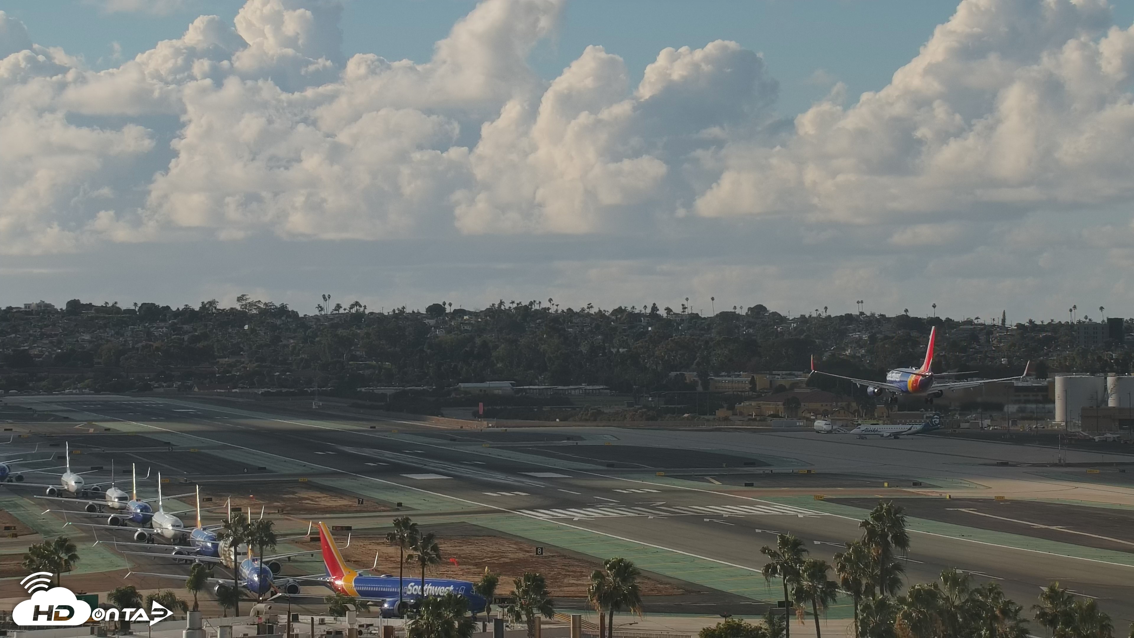 Snapshot of SD Lindbergh Airport & Bay Live Webcam taken Oct 22, 2026, 4:25pm PDT