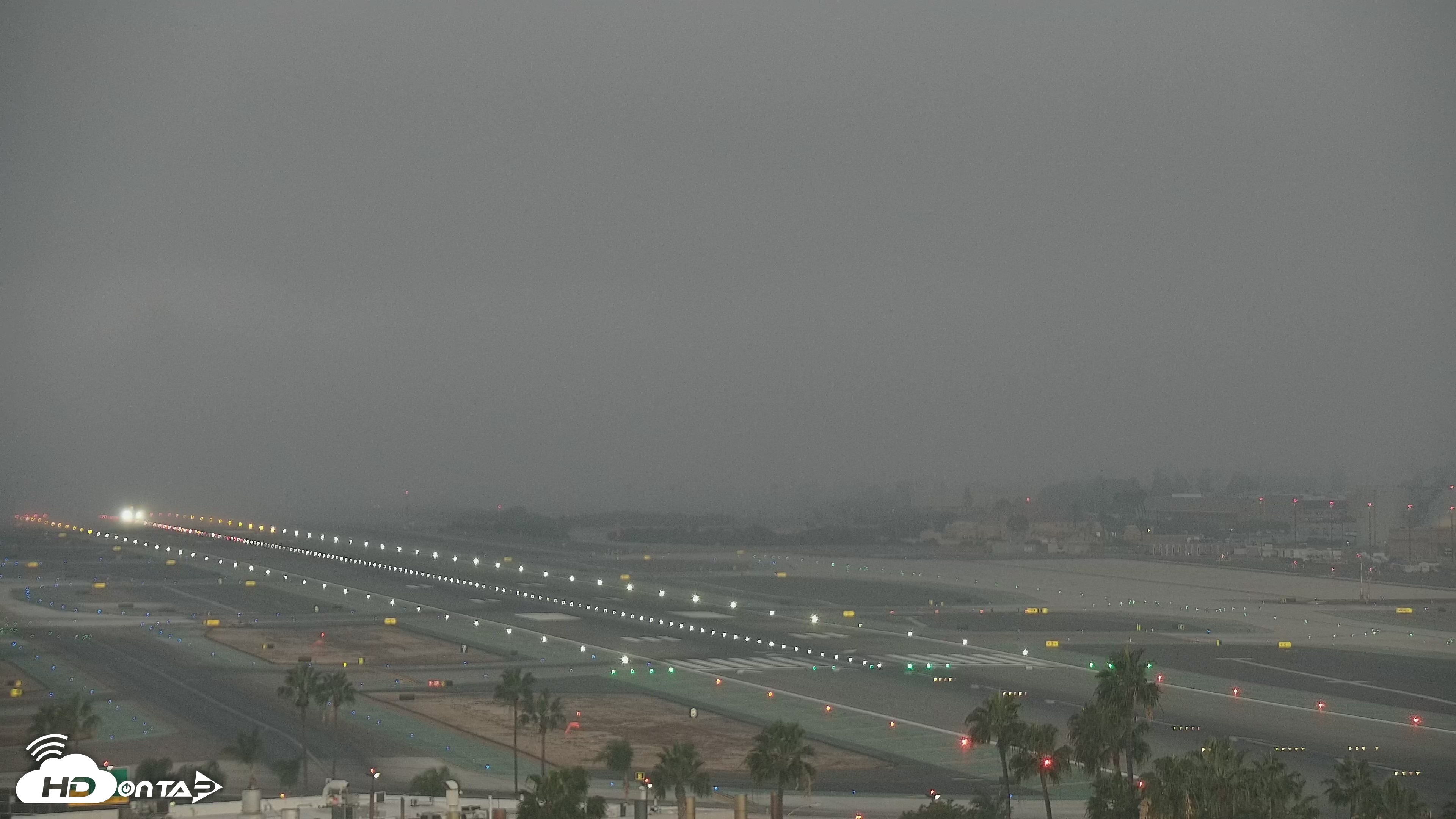 Snapshot of SD Lindbergh Airport & Bay Live Webcam taken Oct 8, 2026, 6:39am PDT
