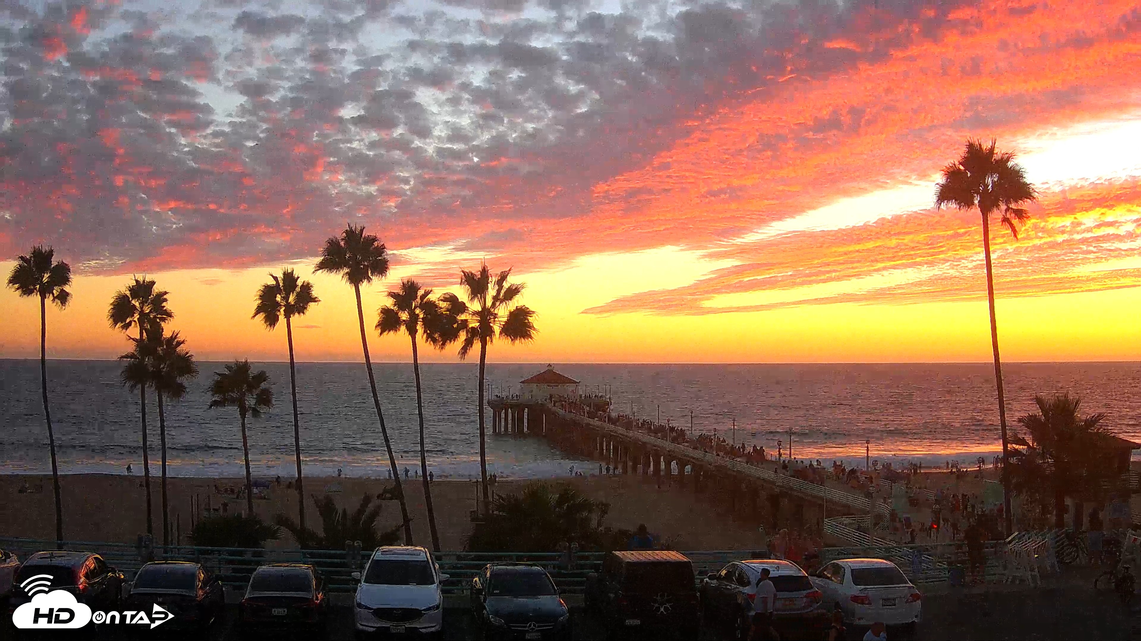 Snapshot of Manhattan Beach Pier Ultra HD Live Webcam taken Sep 5, 2026, 7:19pm PDT