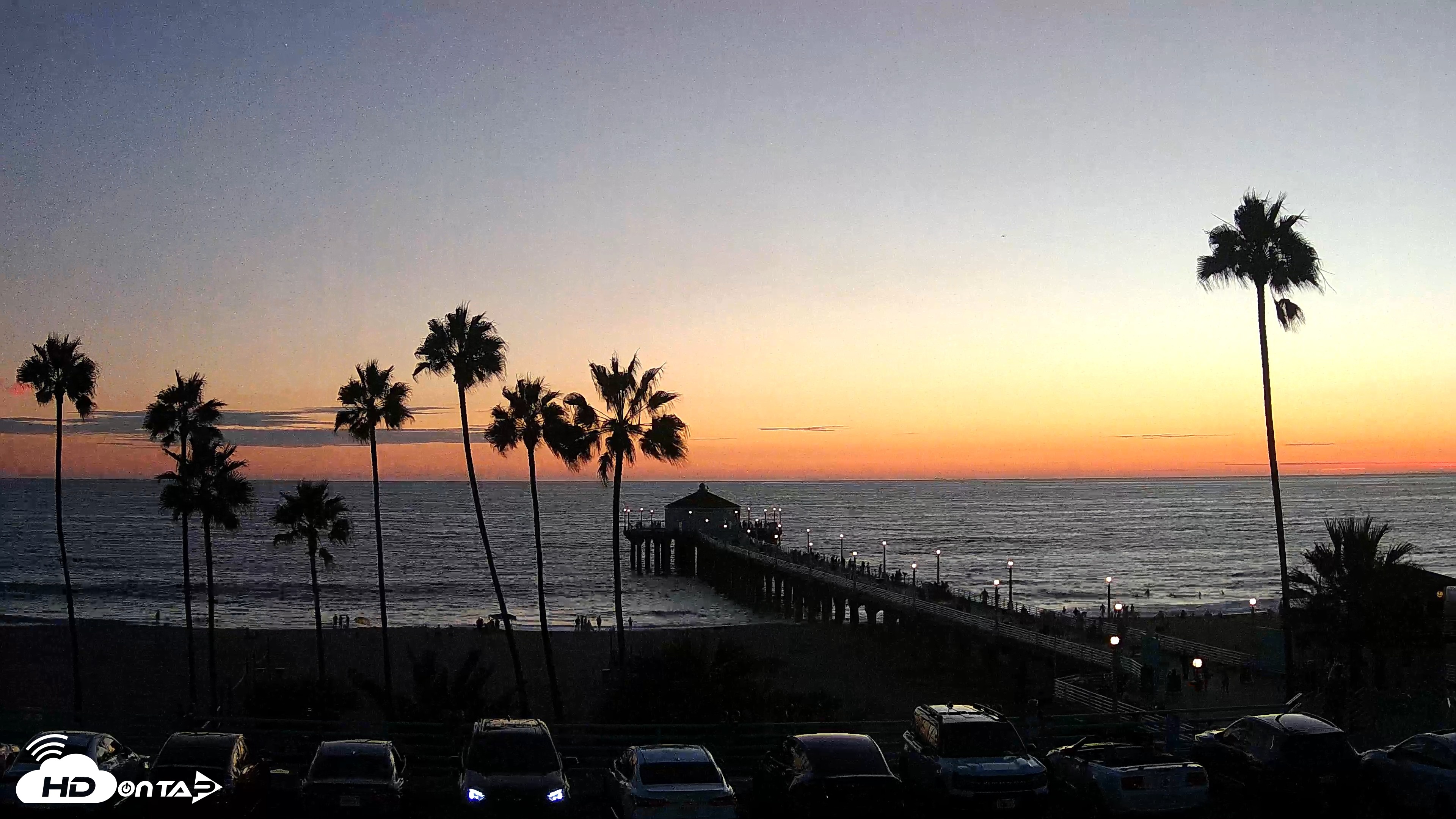 Snapshot of Manhattan Beach Pier Ultra HD Live Webcam taken Sep 9, 2026, 7:24pm PDT