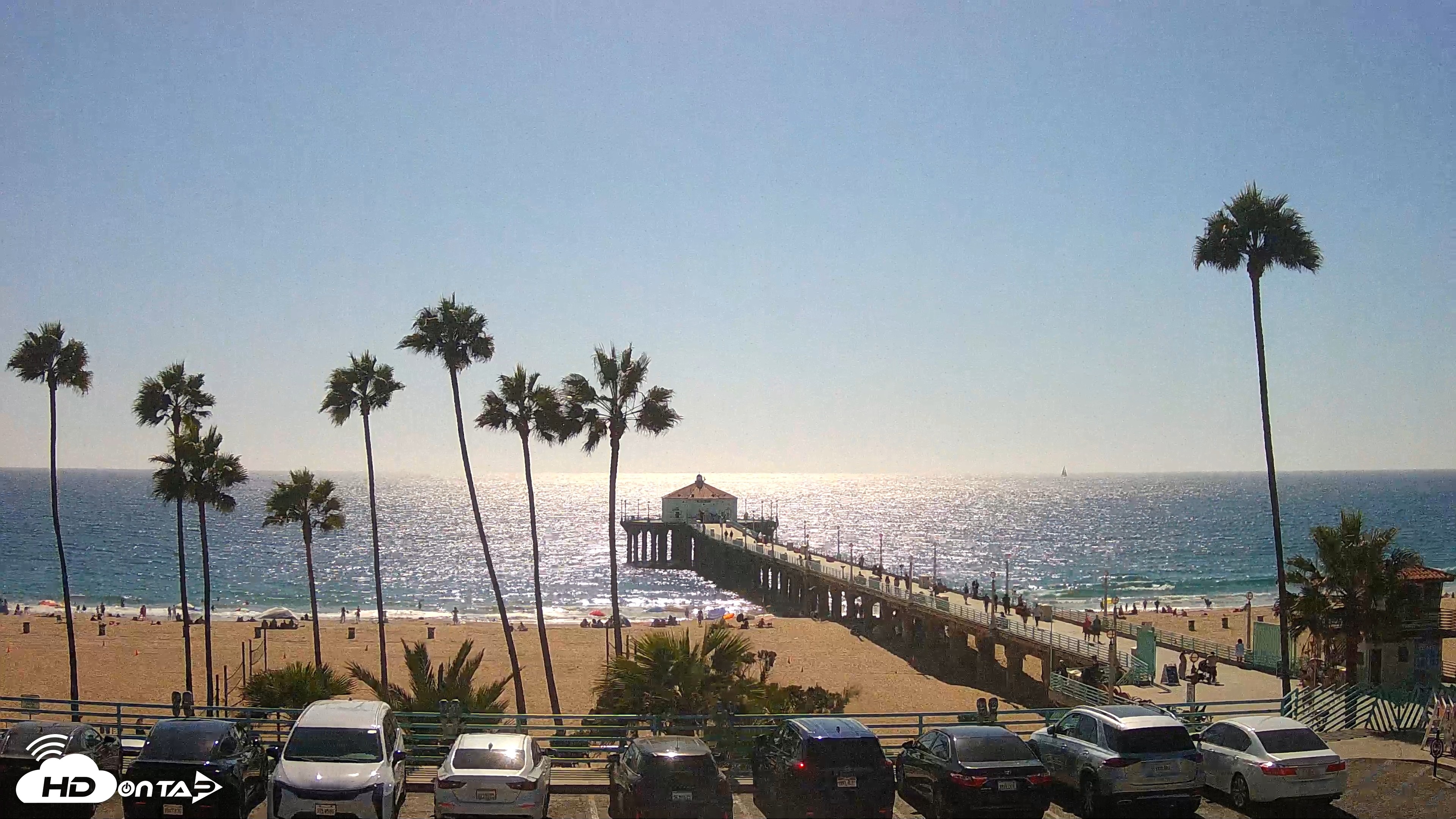 Snapshot of Manhattan Beach Pier Ultra HD Live Webcam taken Aug 24, 2026, 4:02pm PDT