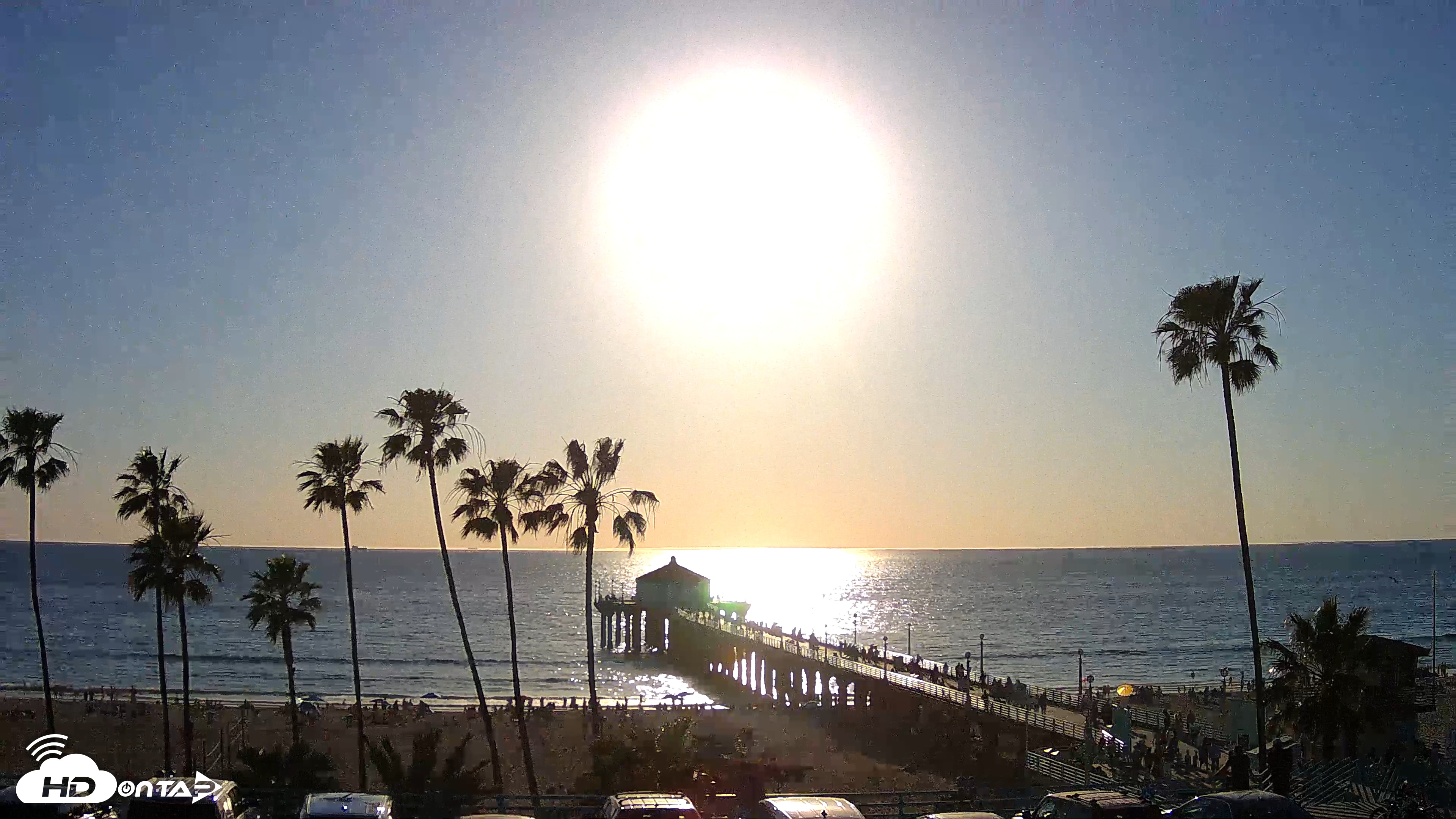 Snapshot of Manhattan Beach Pier Ultra HD Live Webcam taken Mar 8, 2026, 5:55pm PDT