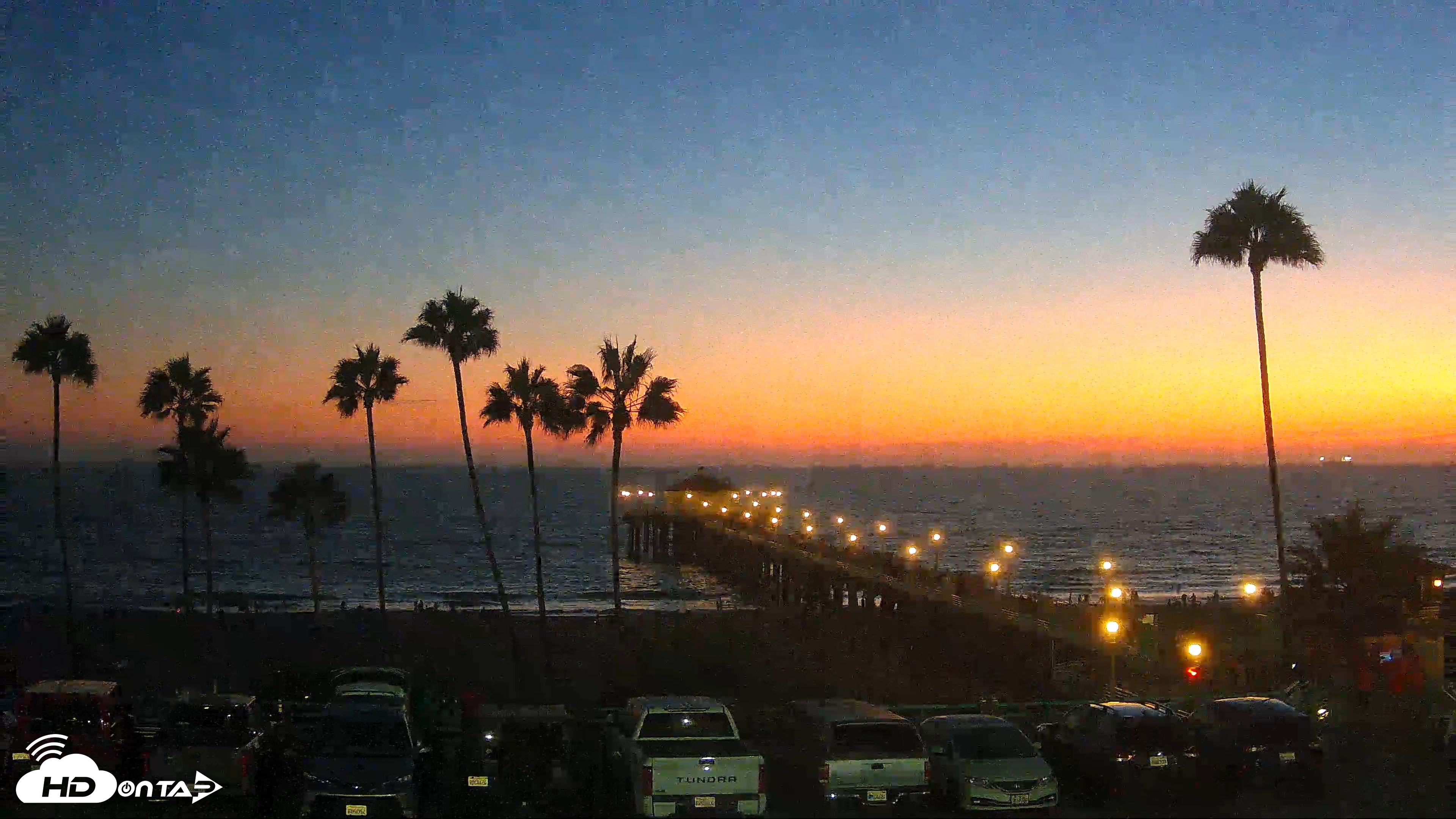 Snapshot of Manhattan Beach Pier Ultra HD Live Webcam taken Aug 22, 2026, 8:03pm PDT