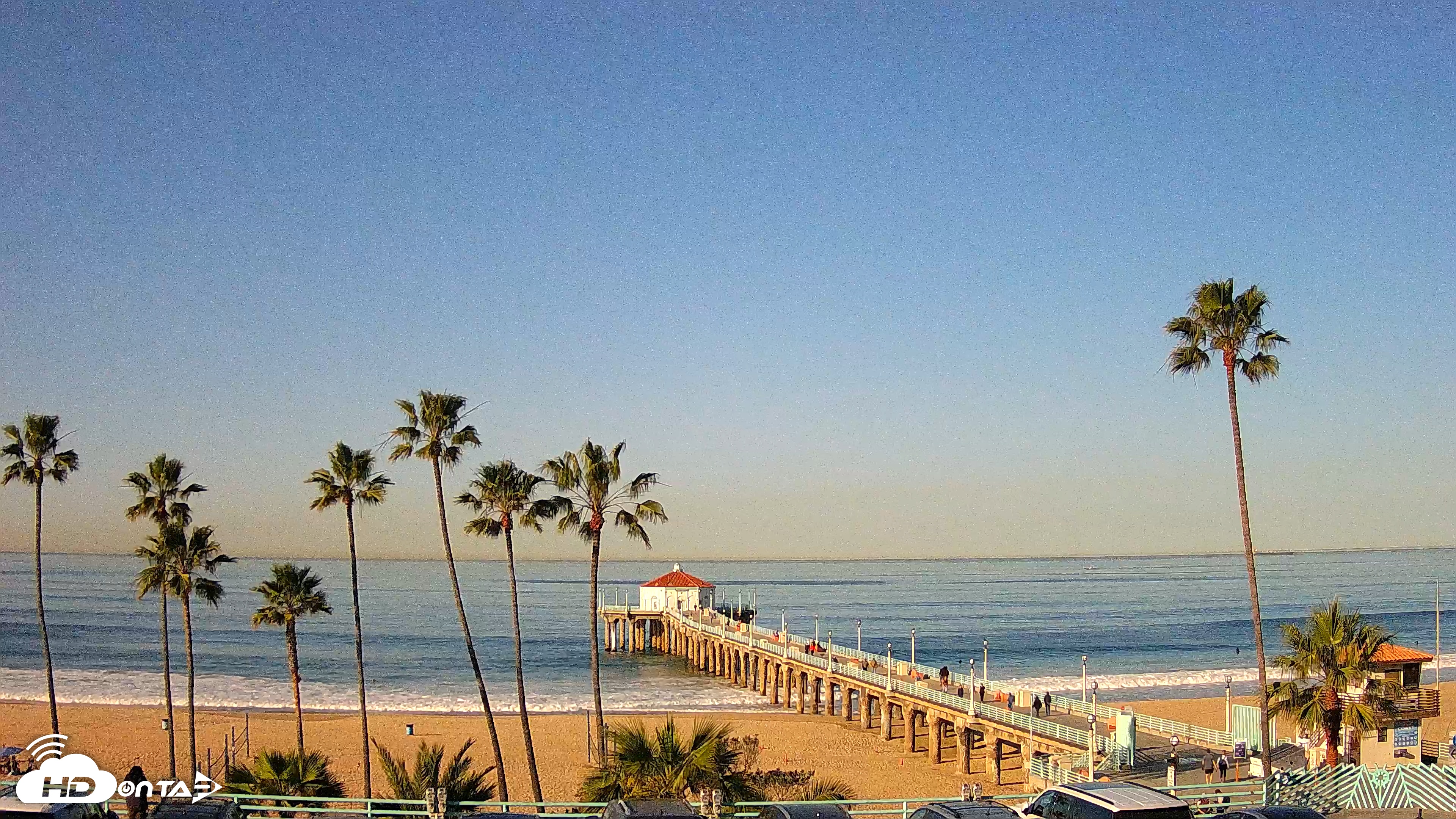 Snapshot of Manhattan Beach Pier Ultra HD Live Webcam taken Jan 30, 2026, 8:48am PST