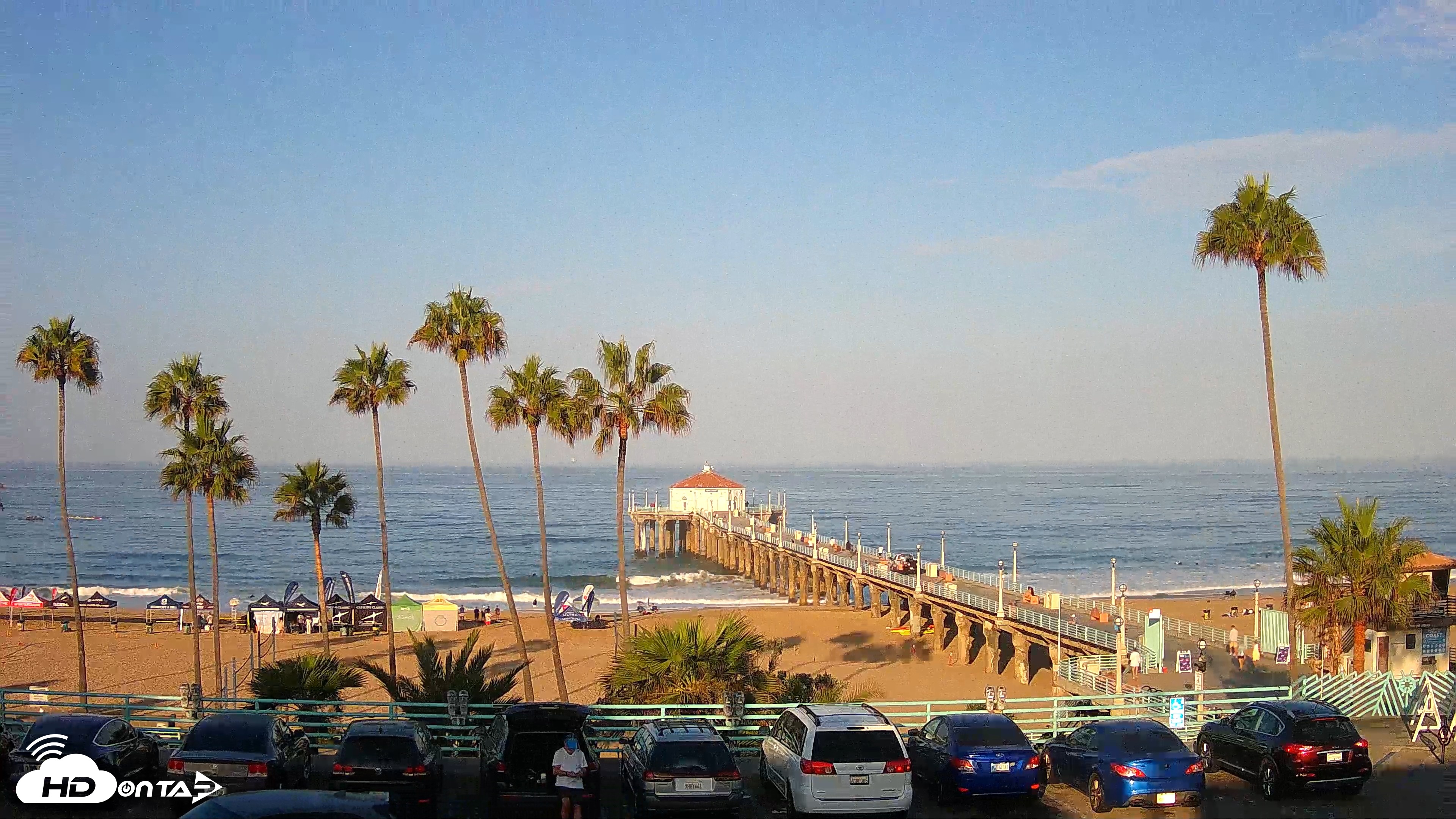 Snapshot of Manhattan Beach Pier Ultra HD Live Webcam taken Aug 30, 2026, 7:34am PDT