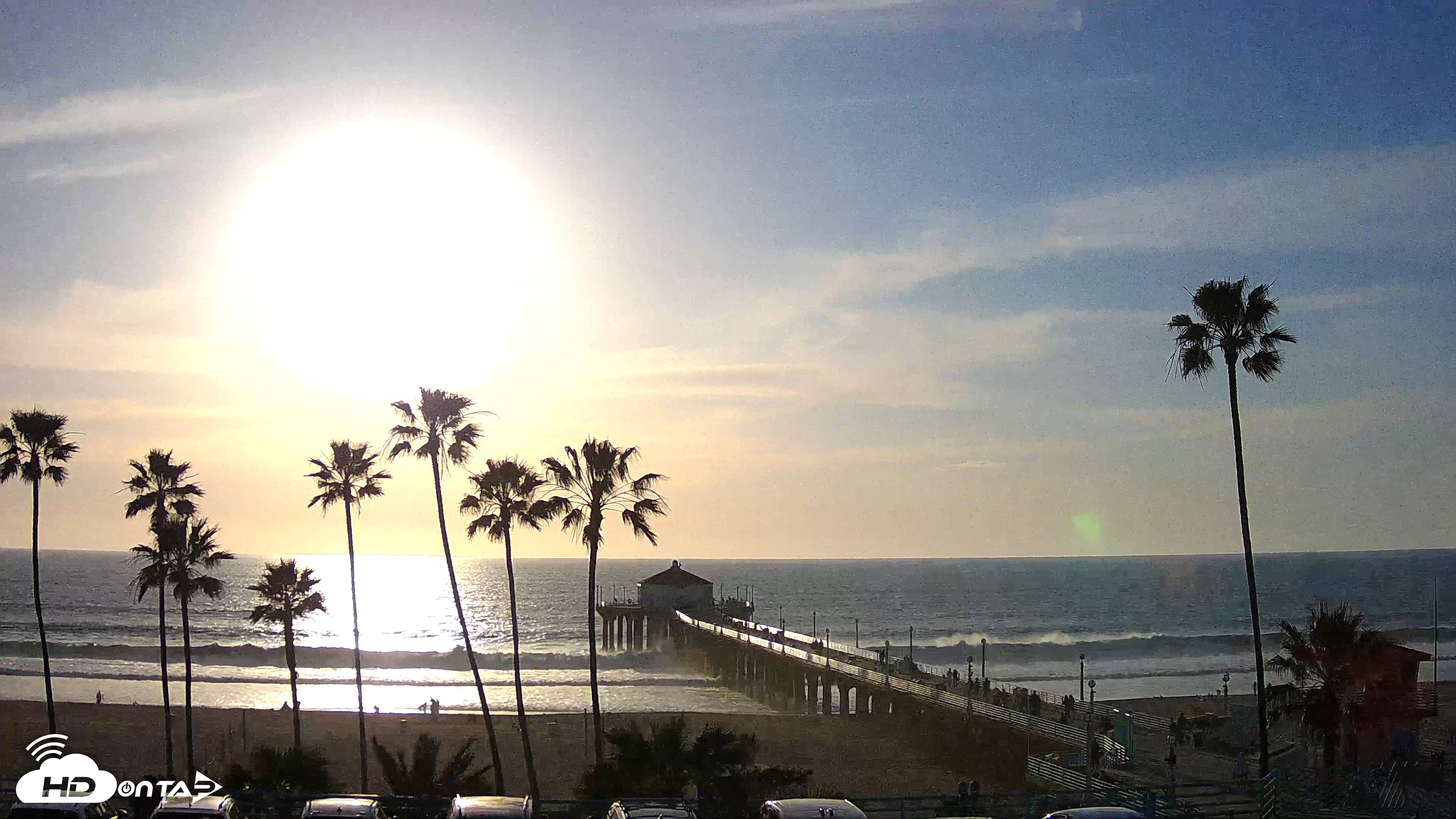 Snapshot of Manhattan Beach Pier Ultra HD Live Webcam taken Feb 6, 2026, 4:36pm PST