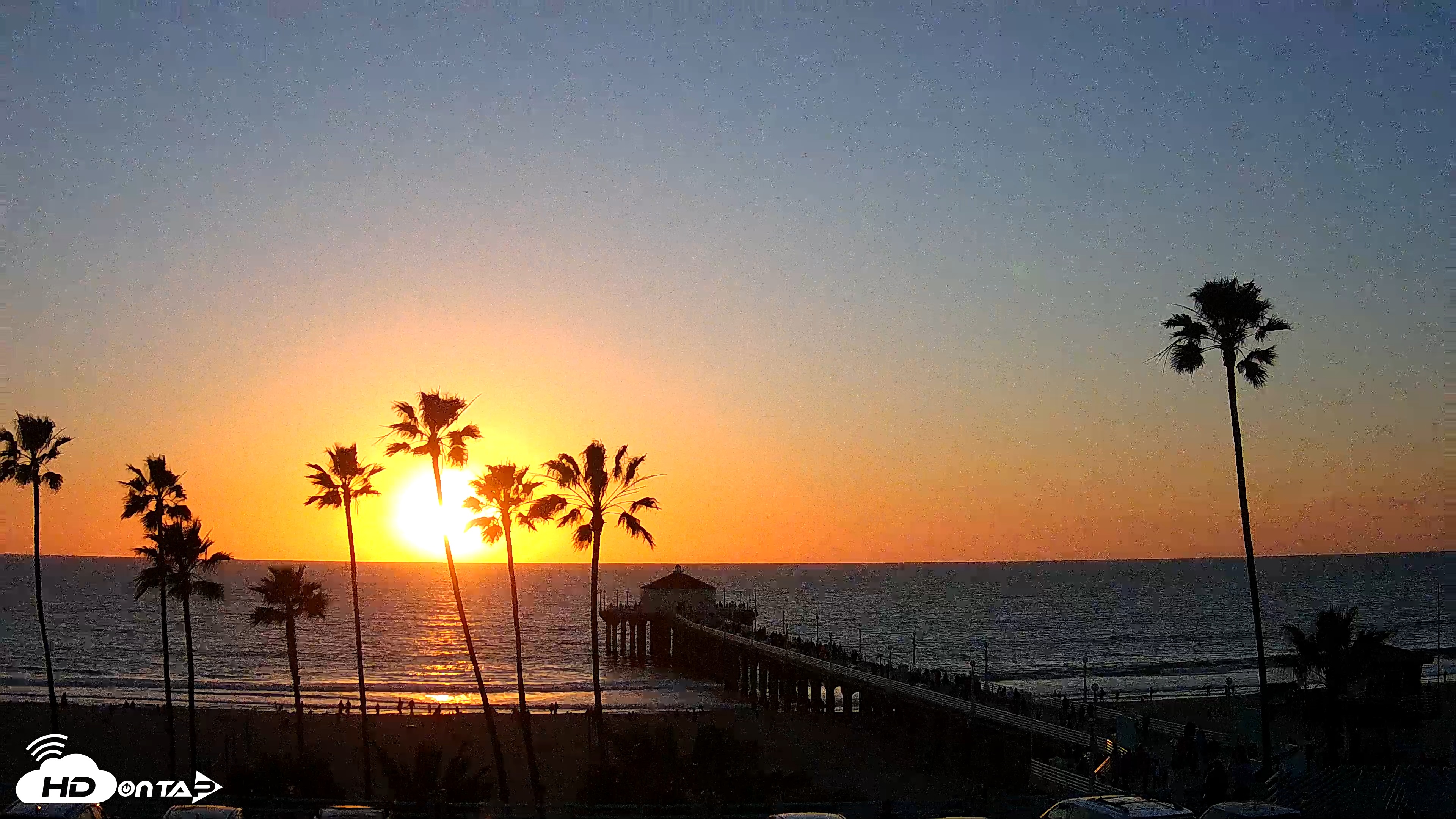 Snapshot of Manhattan Beach Pier Ultra HD Live Webcam taken Jan 24, 2026, 5:09pm PST