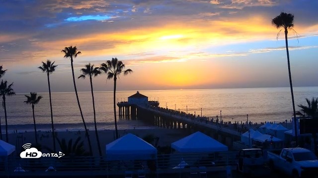 Snapshot of Manhattan Beach Pier Ultra HD Live Webcam taken Oct 17, 2026, 6:18pm PDT
