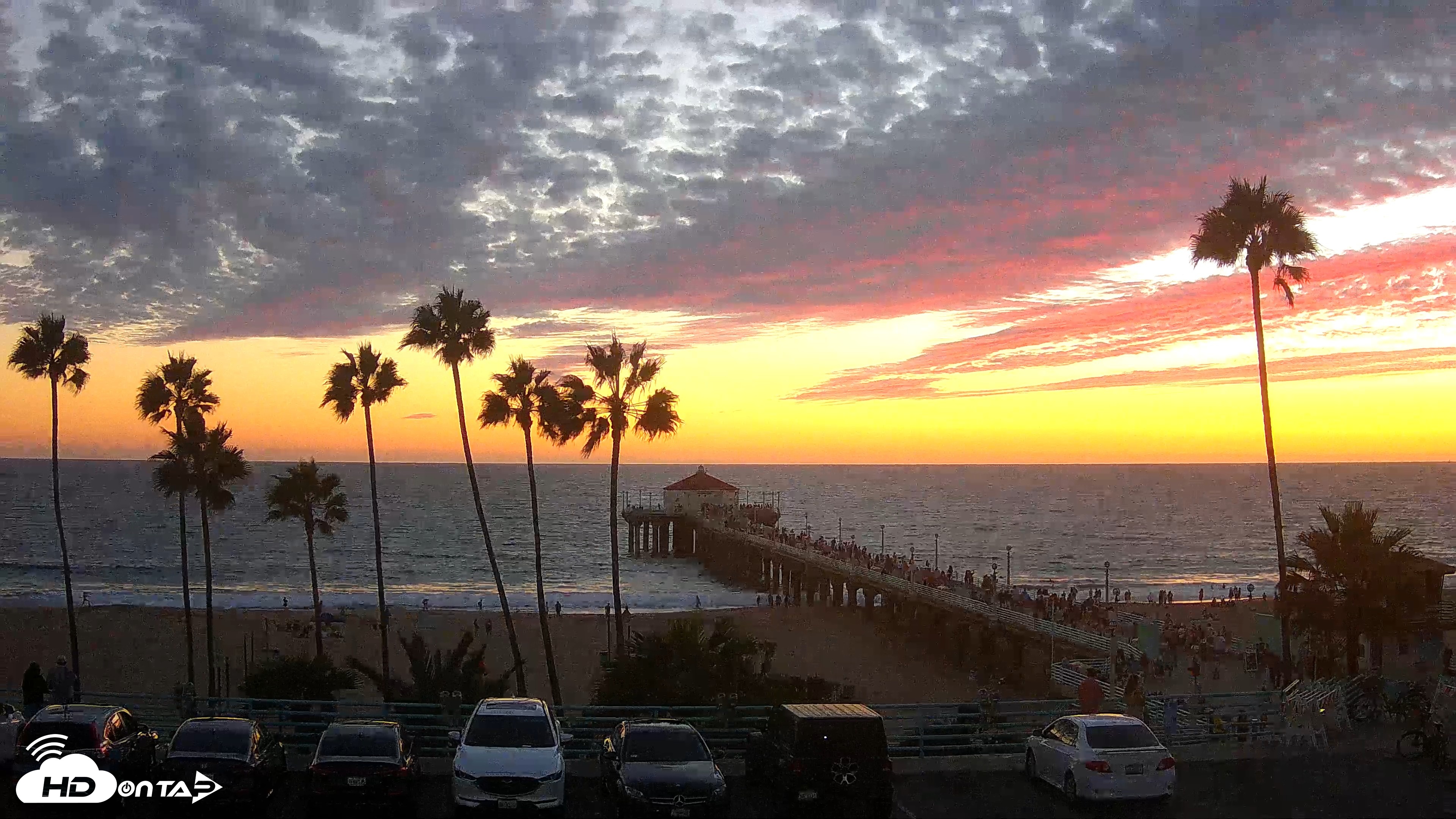 Snapshot of Manhattan Beach Pier Ultra HD Live Webcam taken Sep 5, 2026, 7:23pm PDT