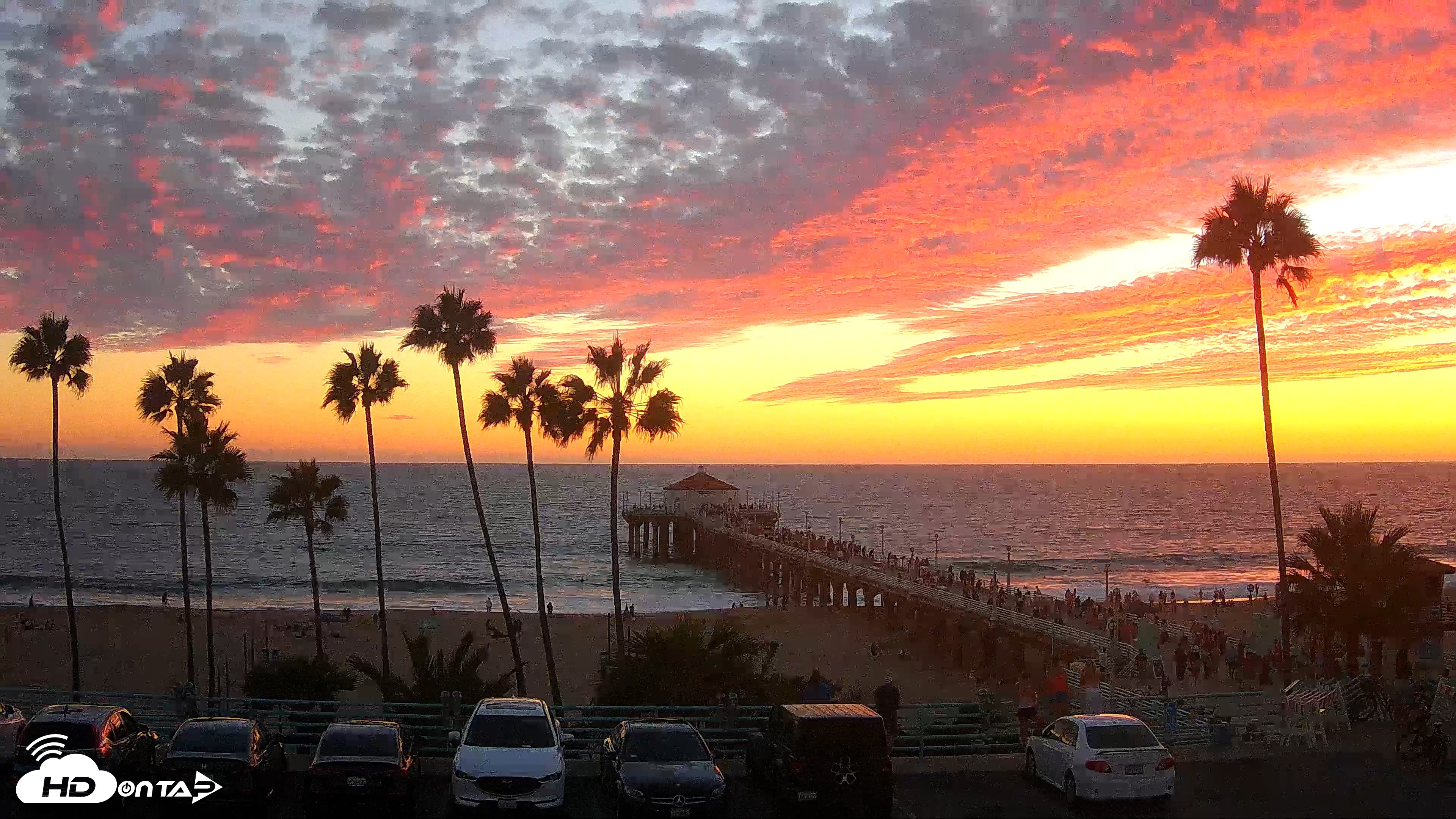Snapshot of Manhattan Beach Pier Ultra HD Live Webcam taken Sep 5, 2026, 7:20pm PDT