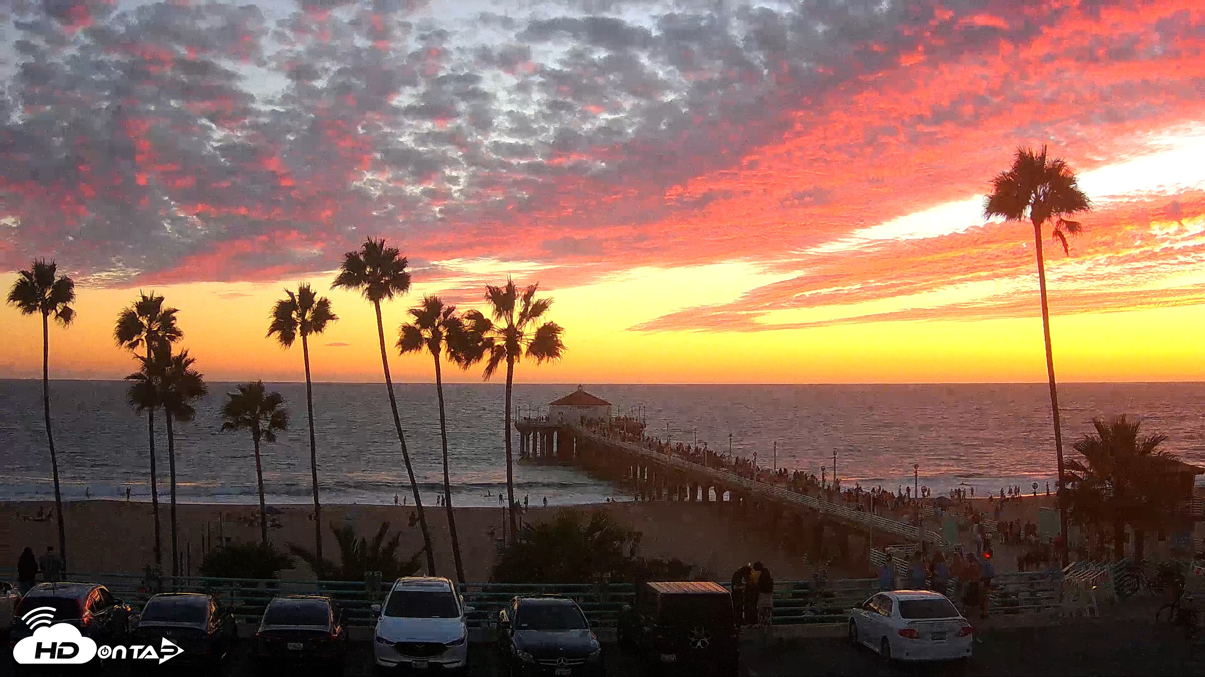Snapshot of Manhattan Beach Pier Ultra HD Live Webcam taken Sep 5, 2026, 7:22pm PDT