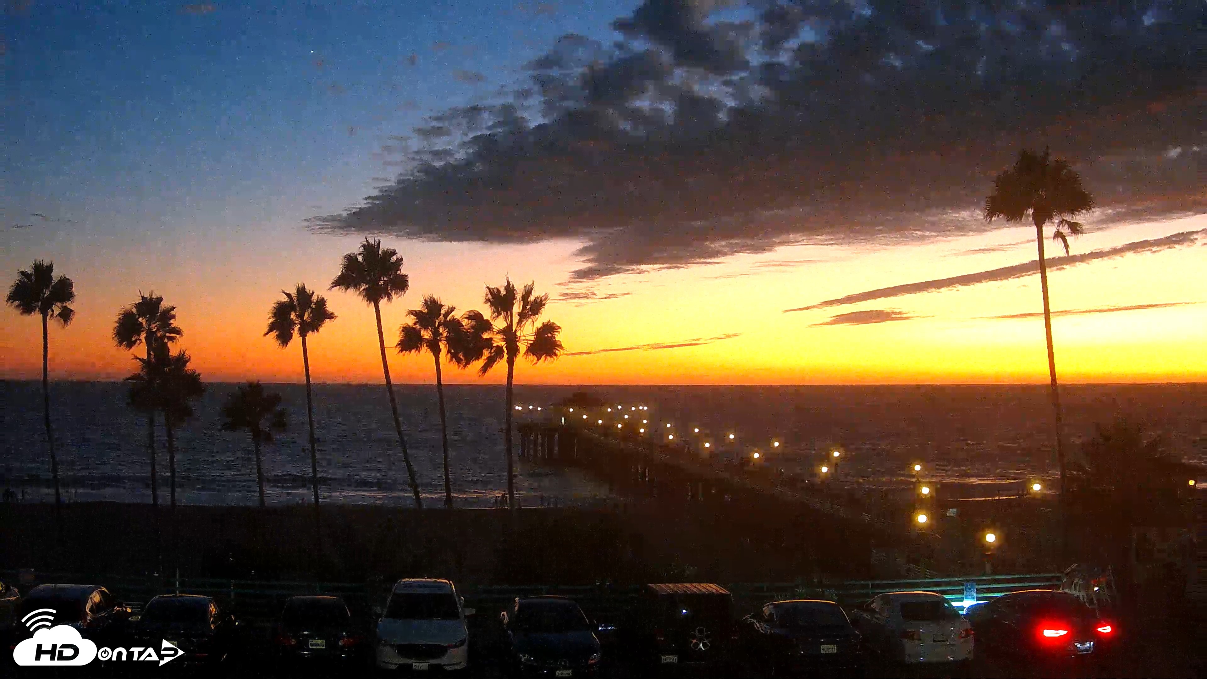 Snapshot of Manhattan Beach Pier Ultra HD Live Webcam taken Sep 5, 2026, 7:41pm PDT