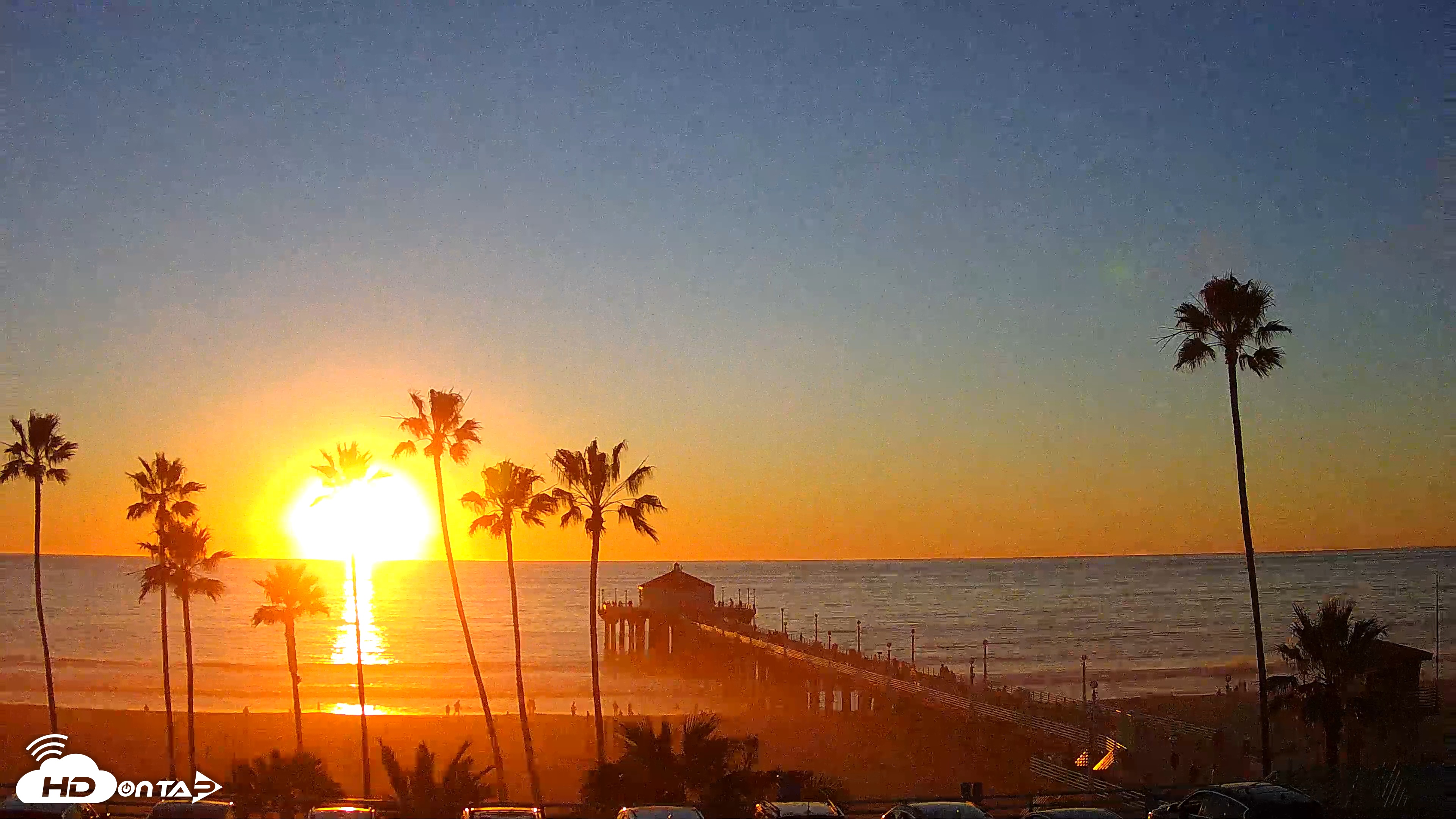 Snapshot of Manhattan Beach Pier Ultra HD Live Webcam taken Jan 13, 2026, 4:57pm PST